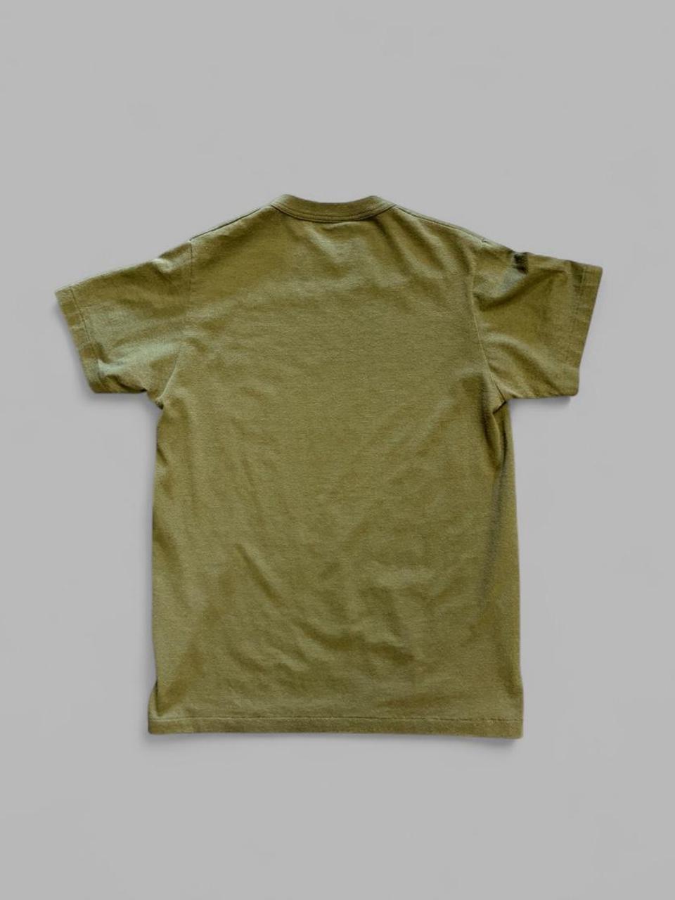 Vintage 80s Olive Green Blank Tee - M