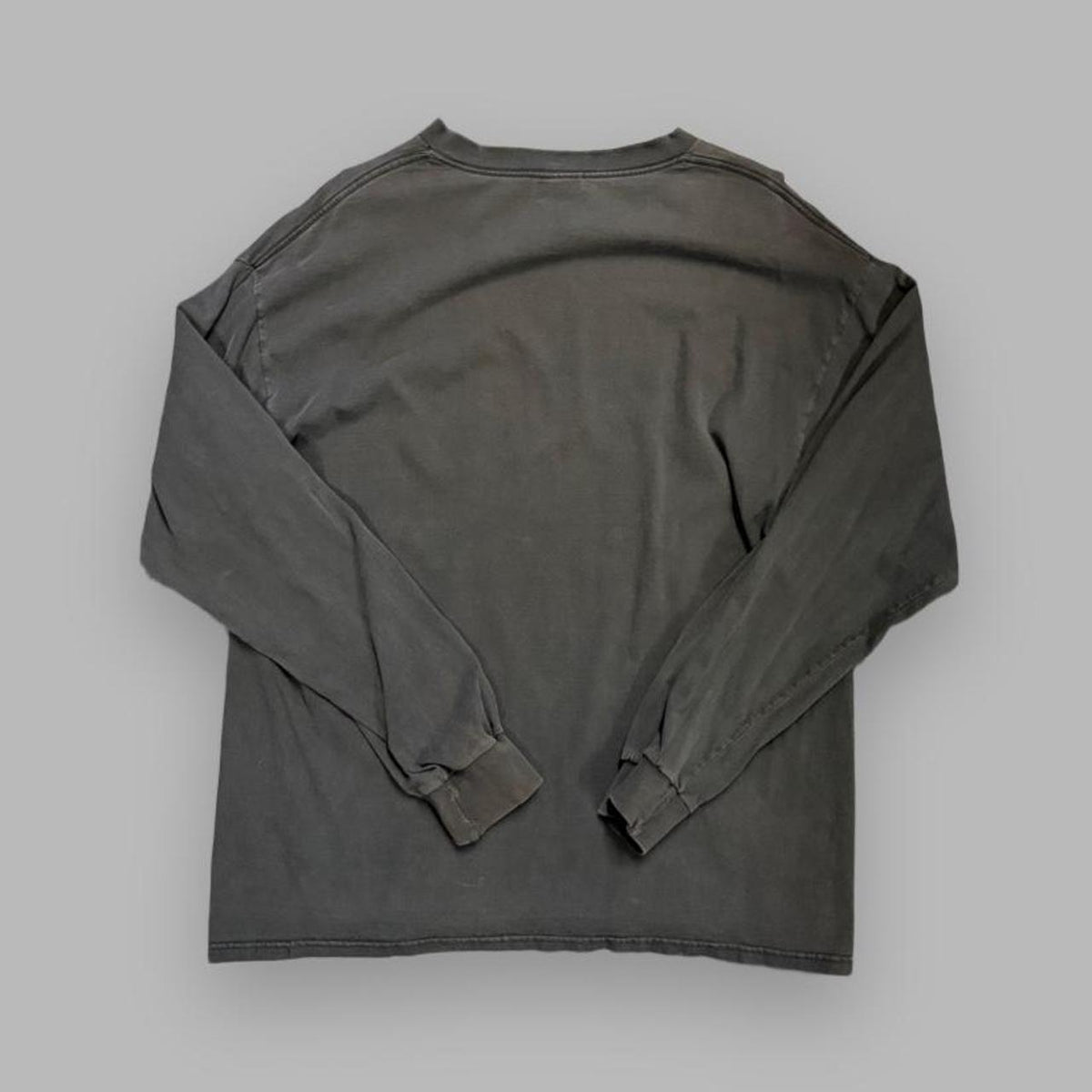 Vintage Black Nike Centre Swoosh Long Sleeve - L