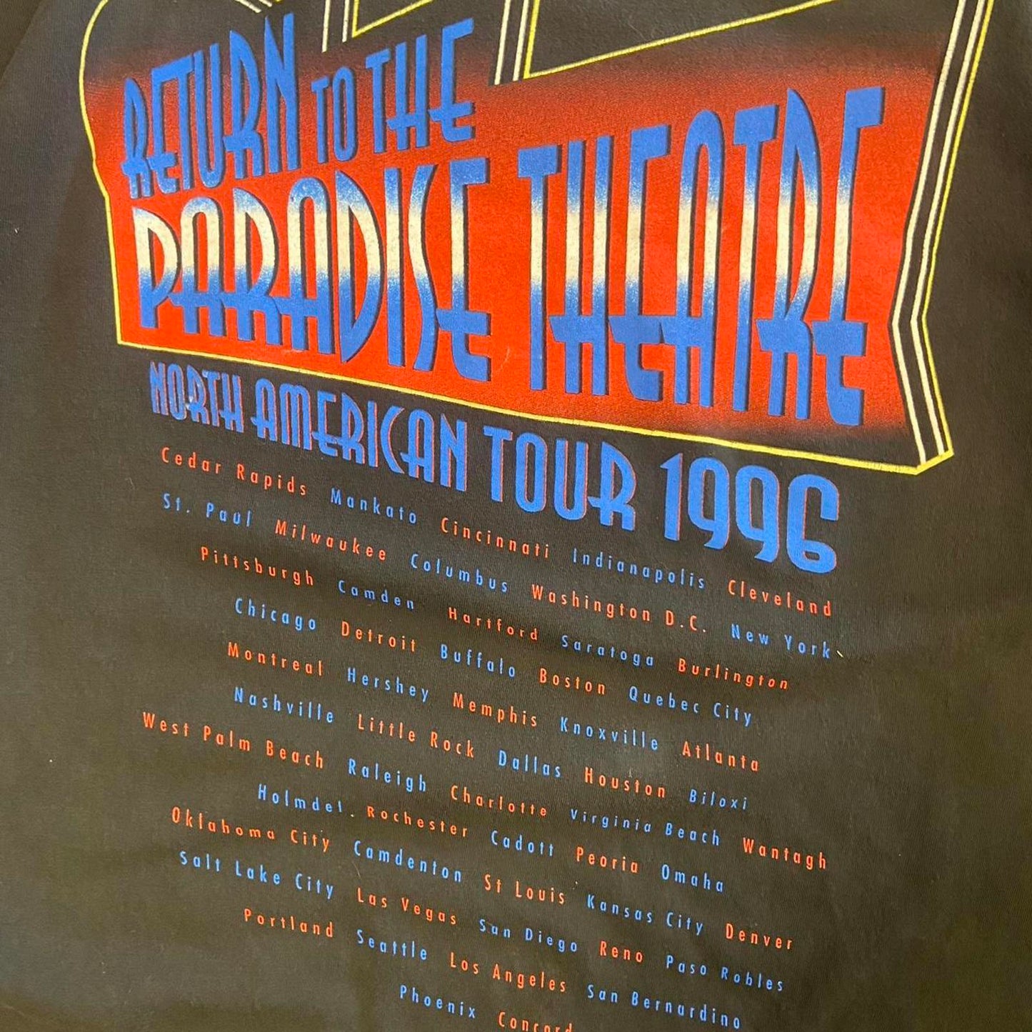 Vintage 1996 Styx Paradise Theatre Tour Tee- XL