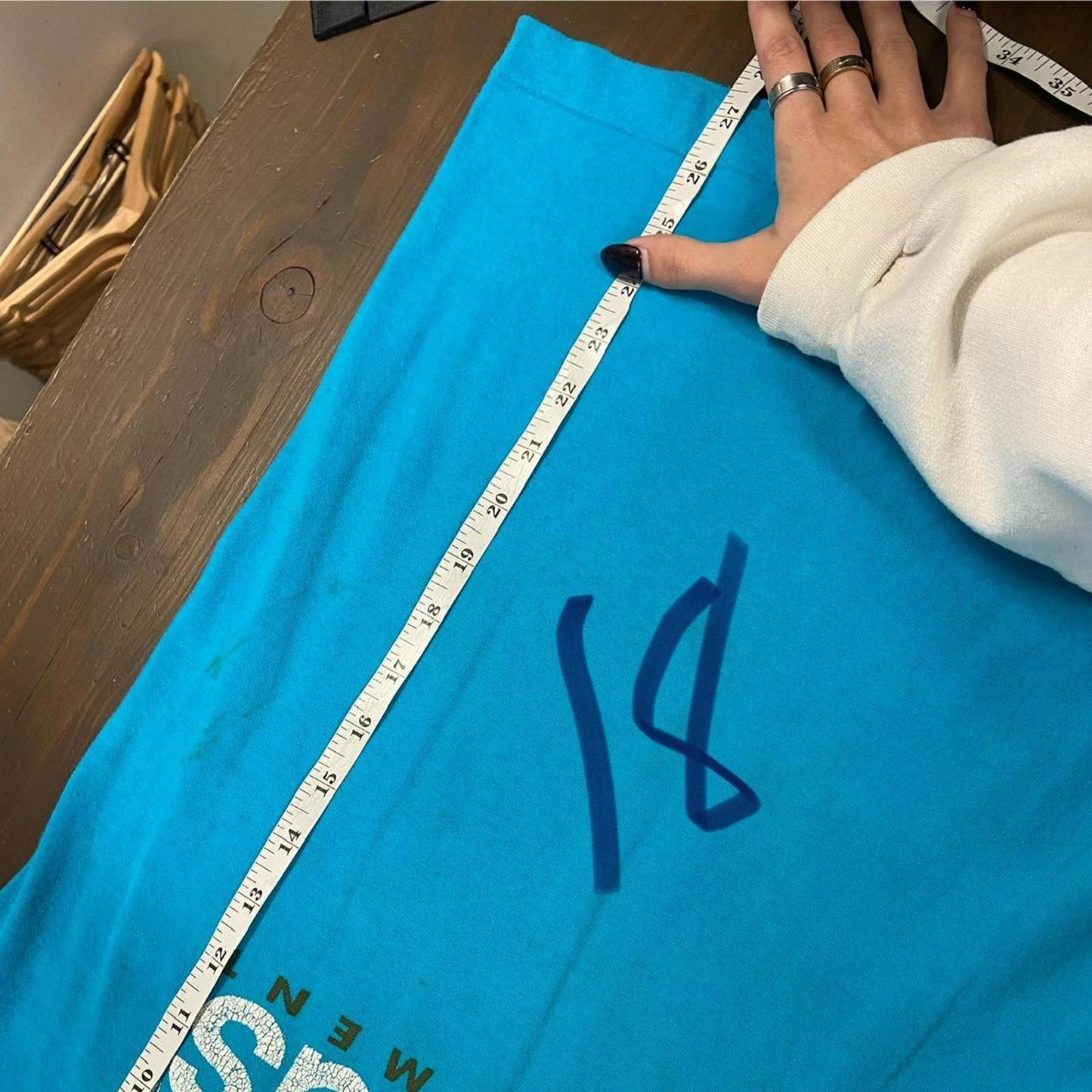 Vintage 90s Blue Adidas Tee - M