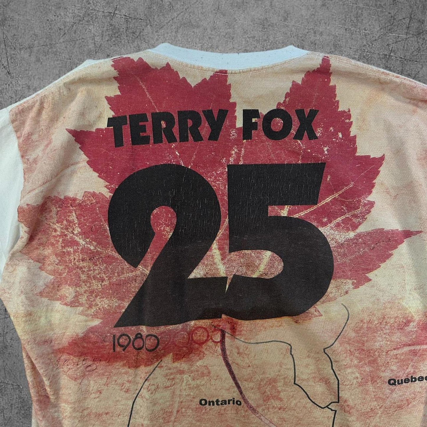 Vintage Terry Fox AOP Tee - XL