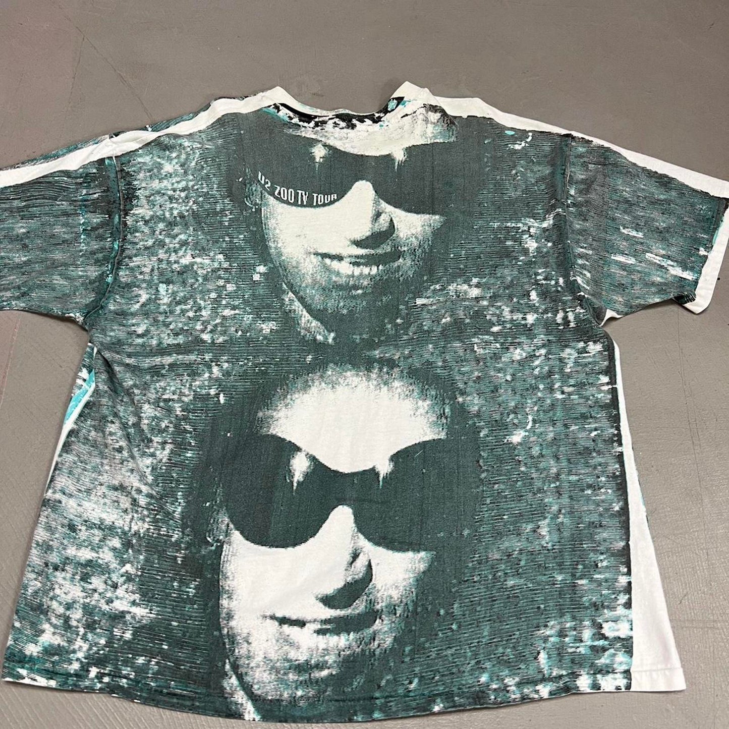 Vintage 90s Mosquito Head AOP U2 Zoo TV Tour Tee