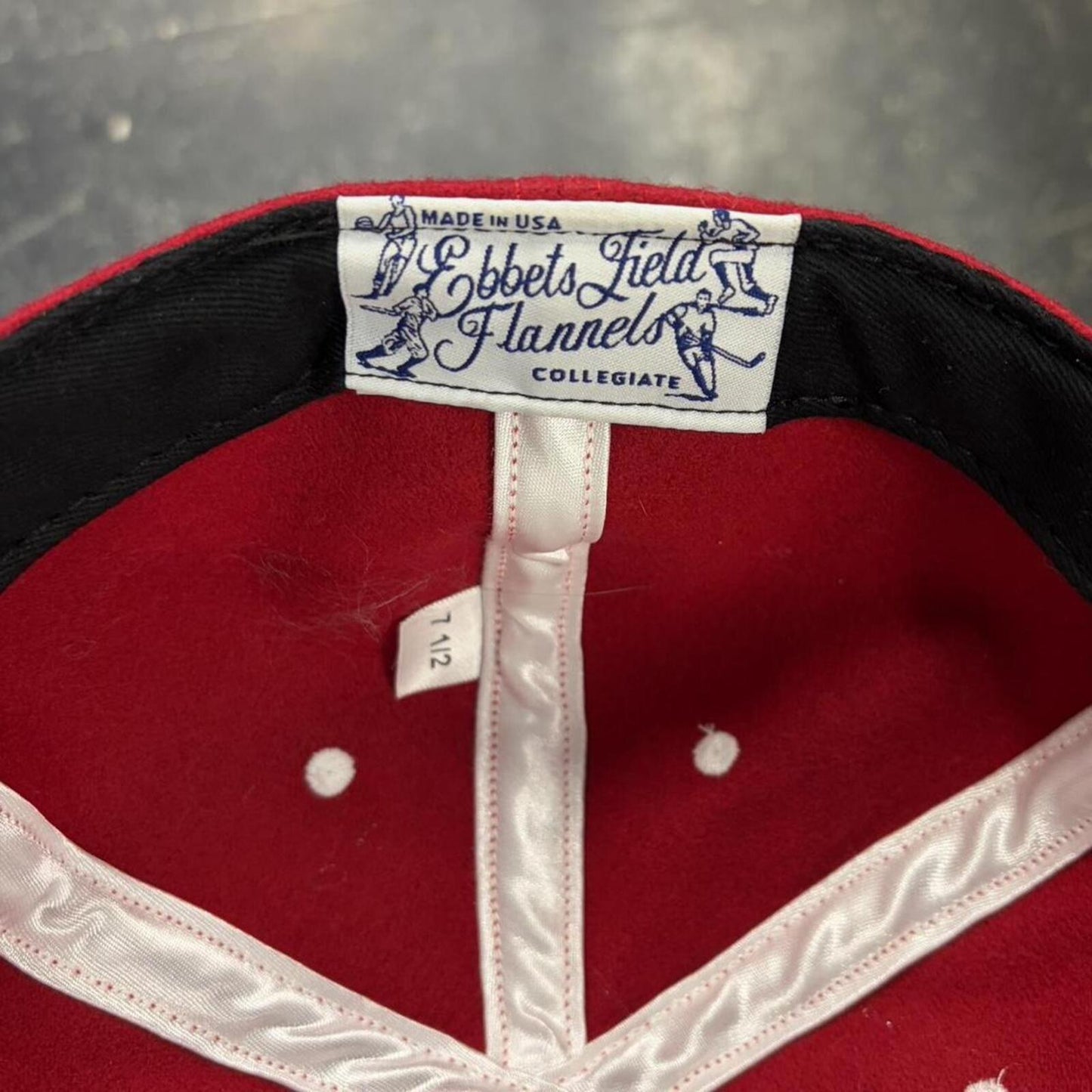 Ebbets Field Flannel U of Arkansas Wool Cap - 7.5