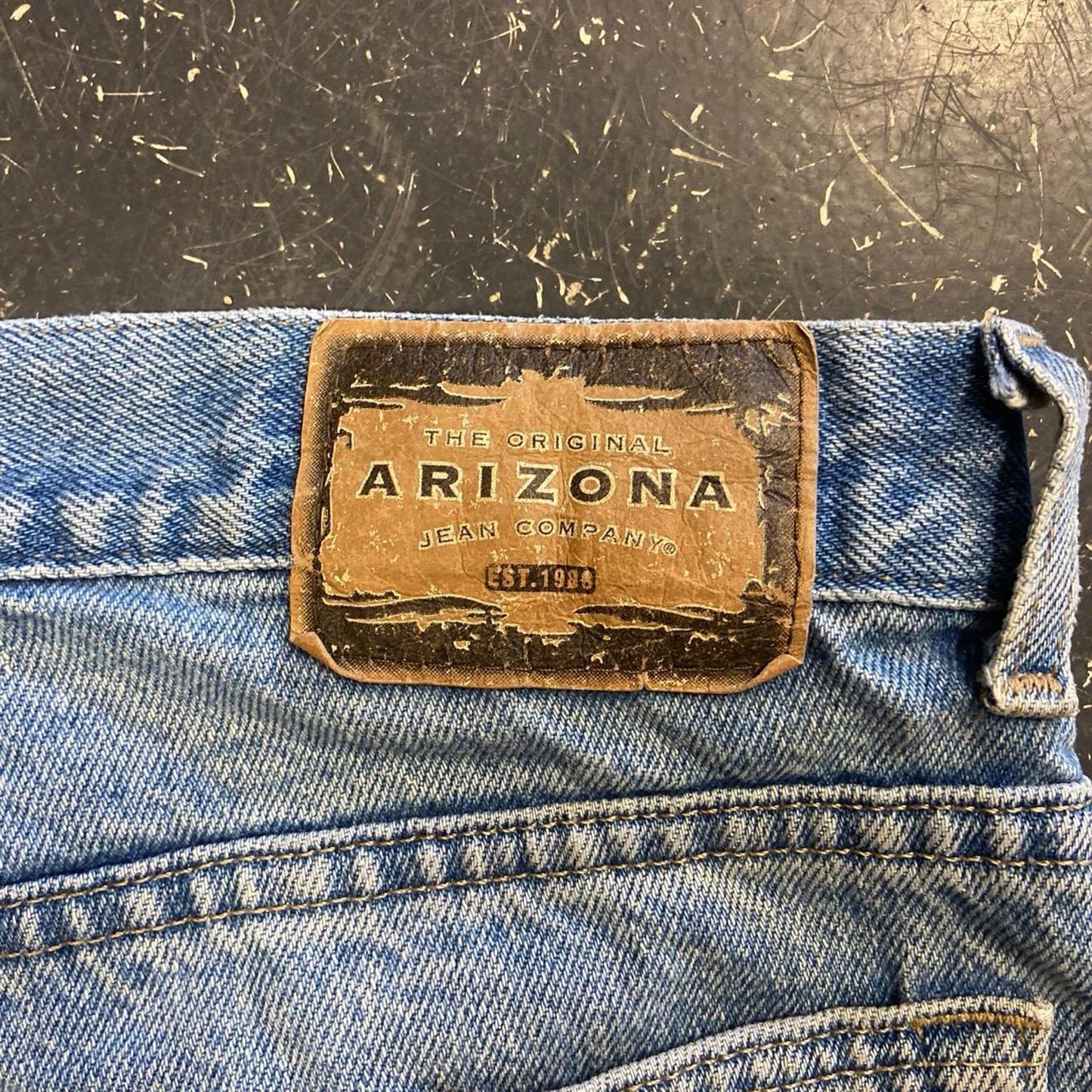 Vintage 90s Arizona Light Wash Jorts - 36