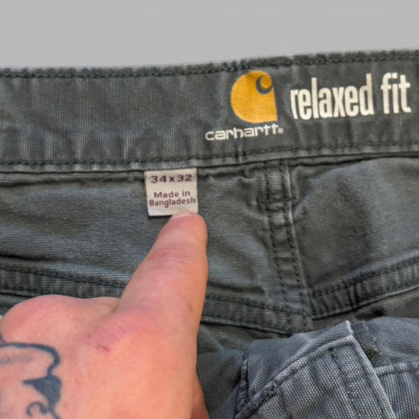 Turquoise Carhartt Pants - 34