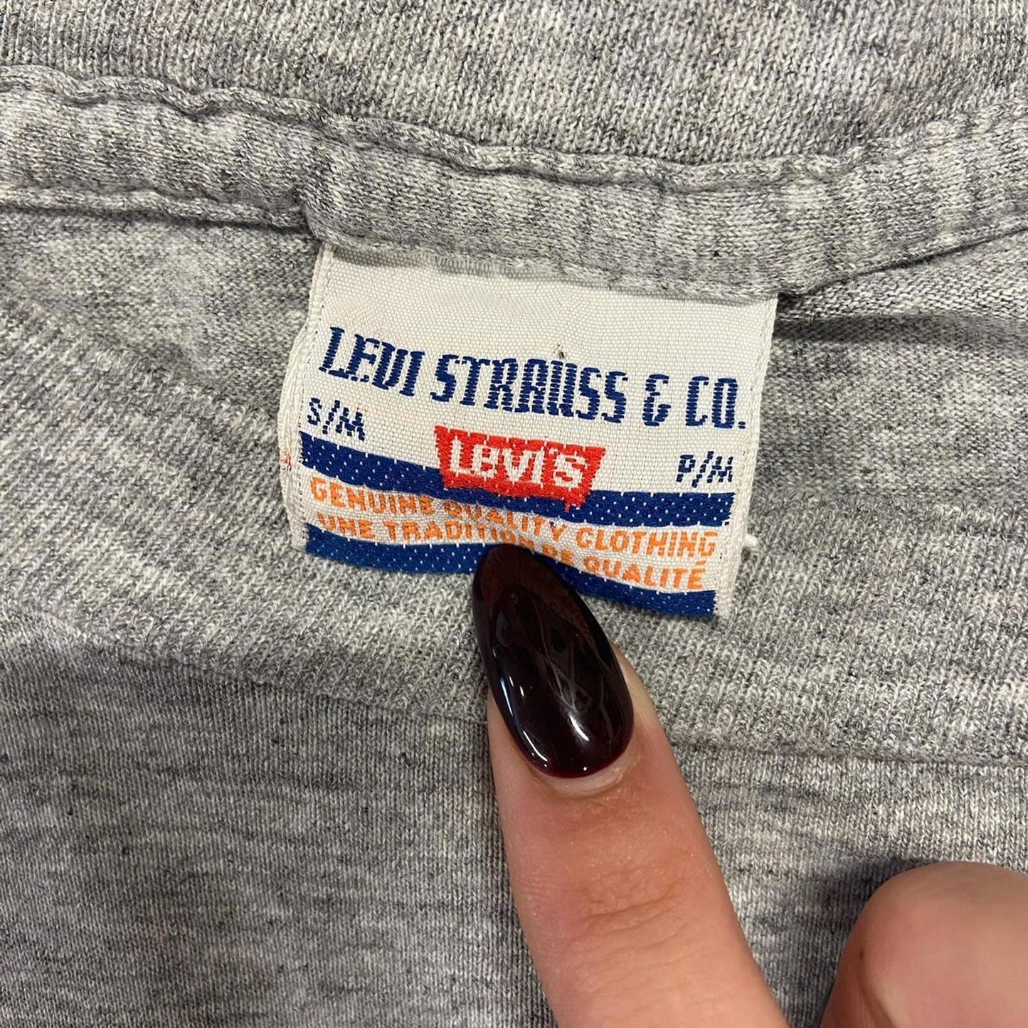 Vintage 90s Levi’s Blue Jeans Tee - XL
