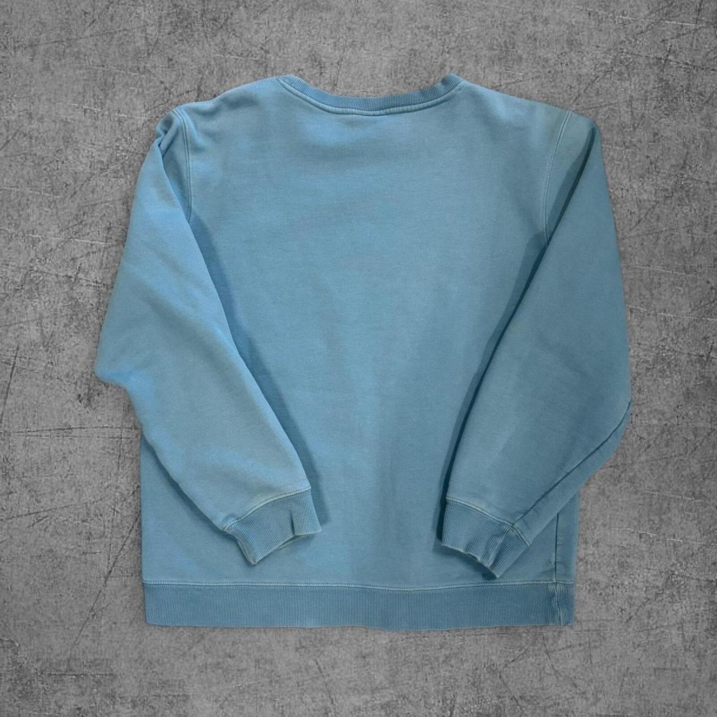 Y2K Blue Stussy Crewneck - L