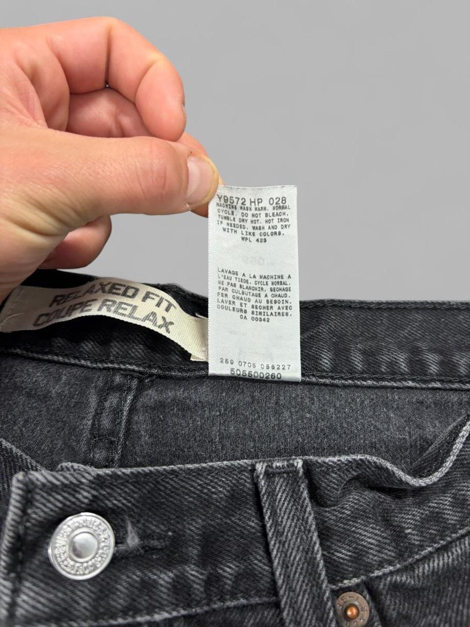 Y2K Black Loose Fit Levi 550 Jeans - 32