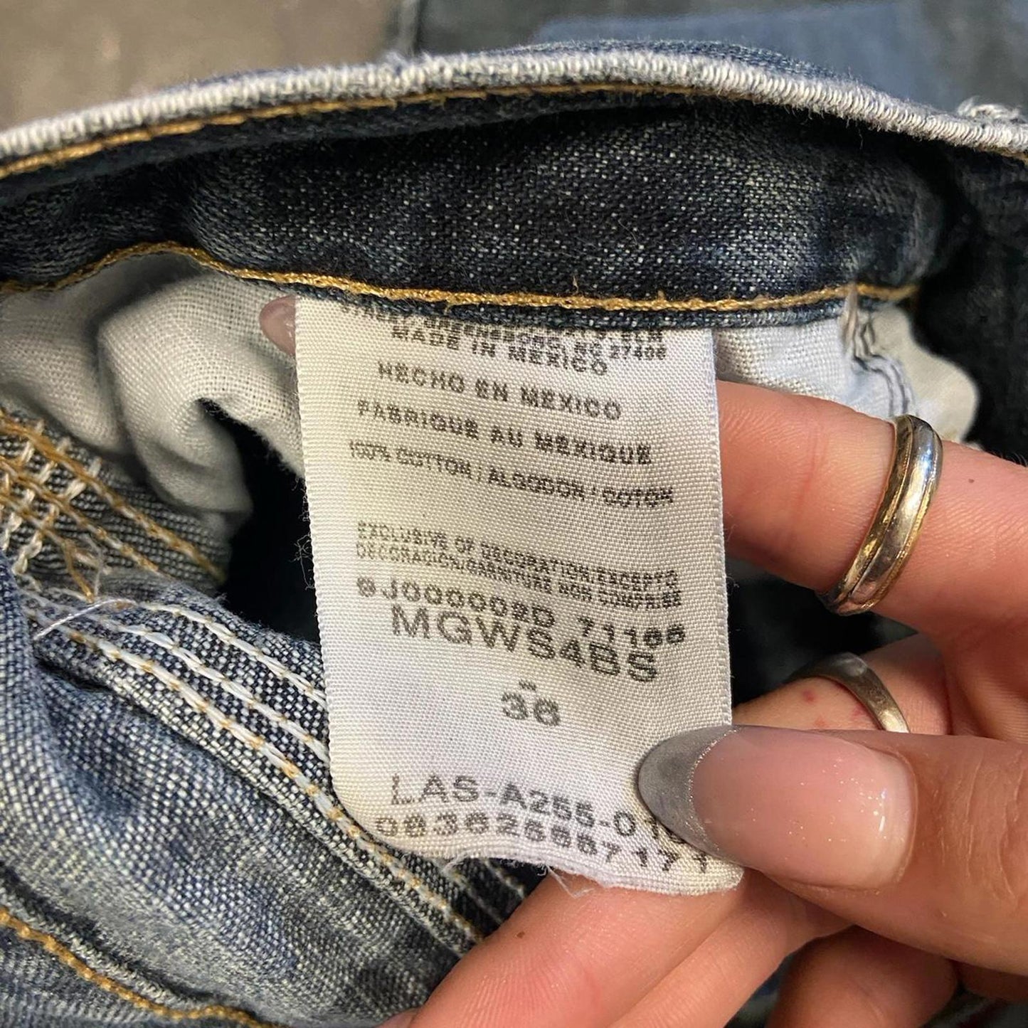 Vintage Wrangler Dark Wash Jorts - 36