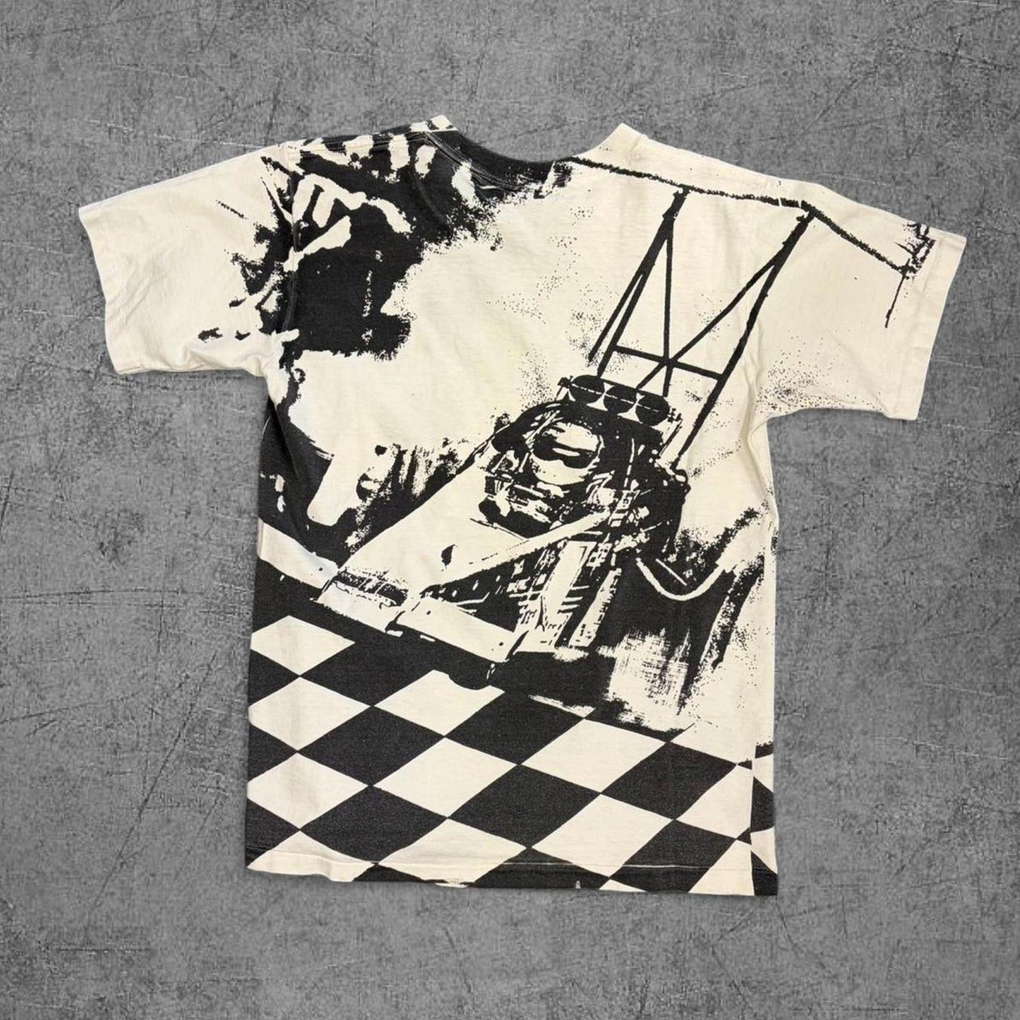 90s NHRA Drag Racing AOP Tee - M