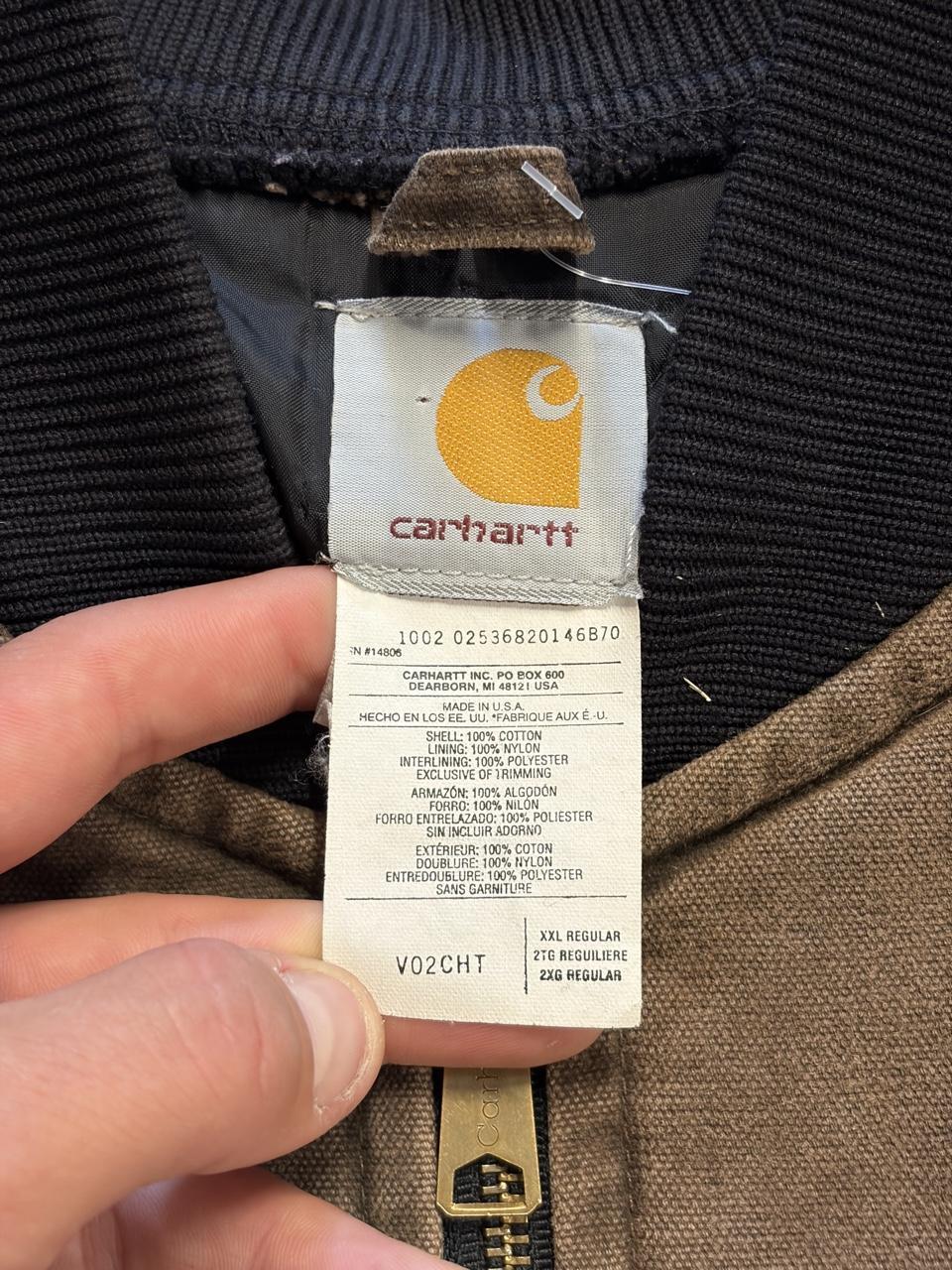 Vintage Mocha Carhartt Vest -XXL