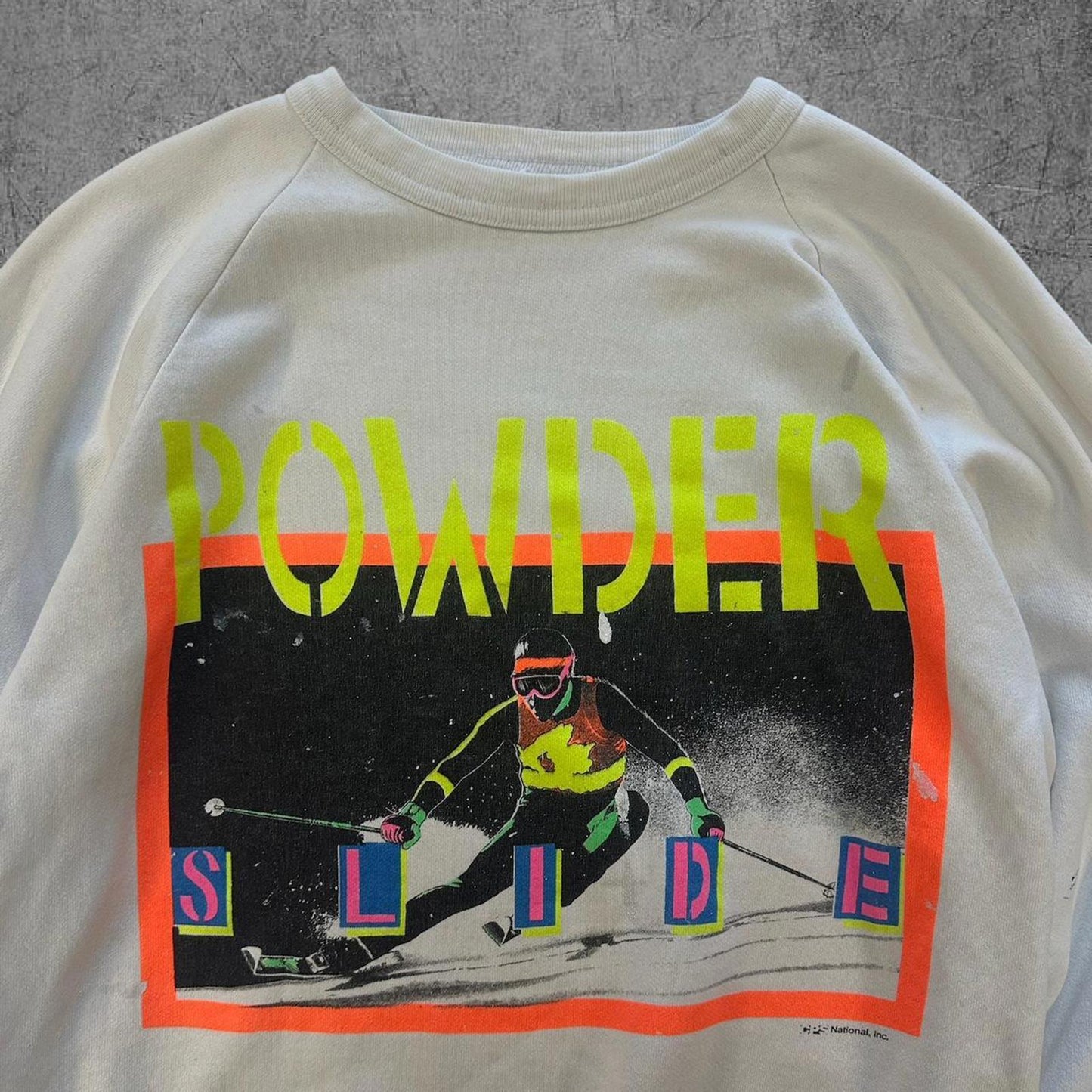 80s Ski Crewneck - L