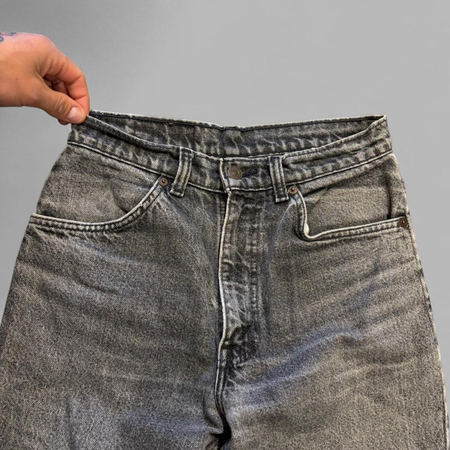 Vintage Faded Black Levi Orange Tabs - 29