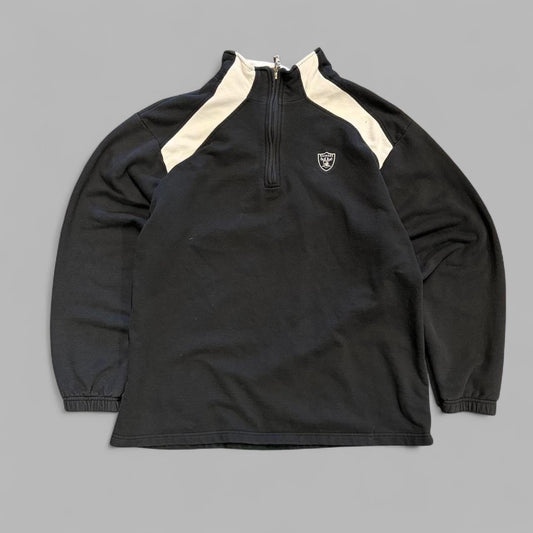 Vintage NFL Raiders 1/4 Zip - L