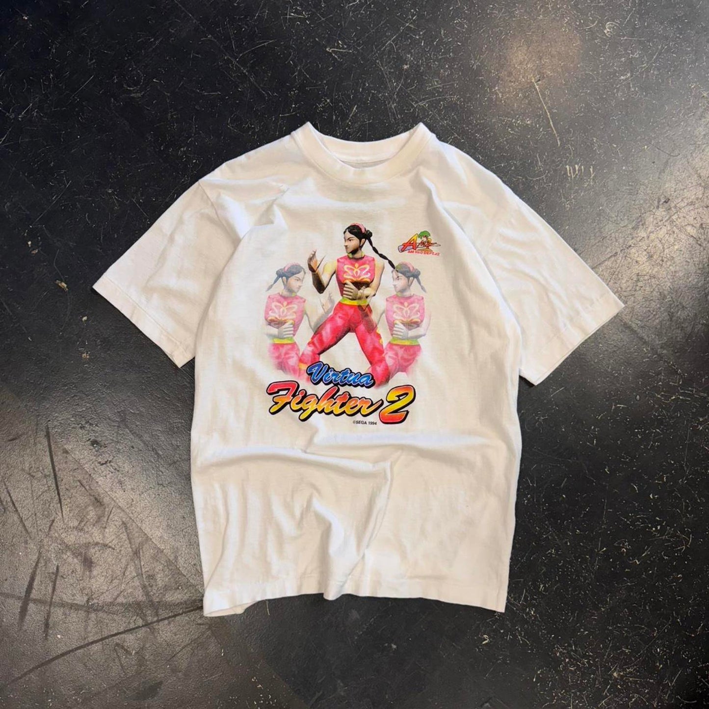 Vintage 90s Sega Virtua Fighter Pai Chan Tee - M