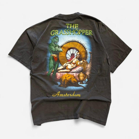 Vintage 90s The Grasshopper Cafe Amsterdam Tee - XXL