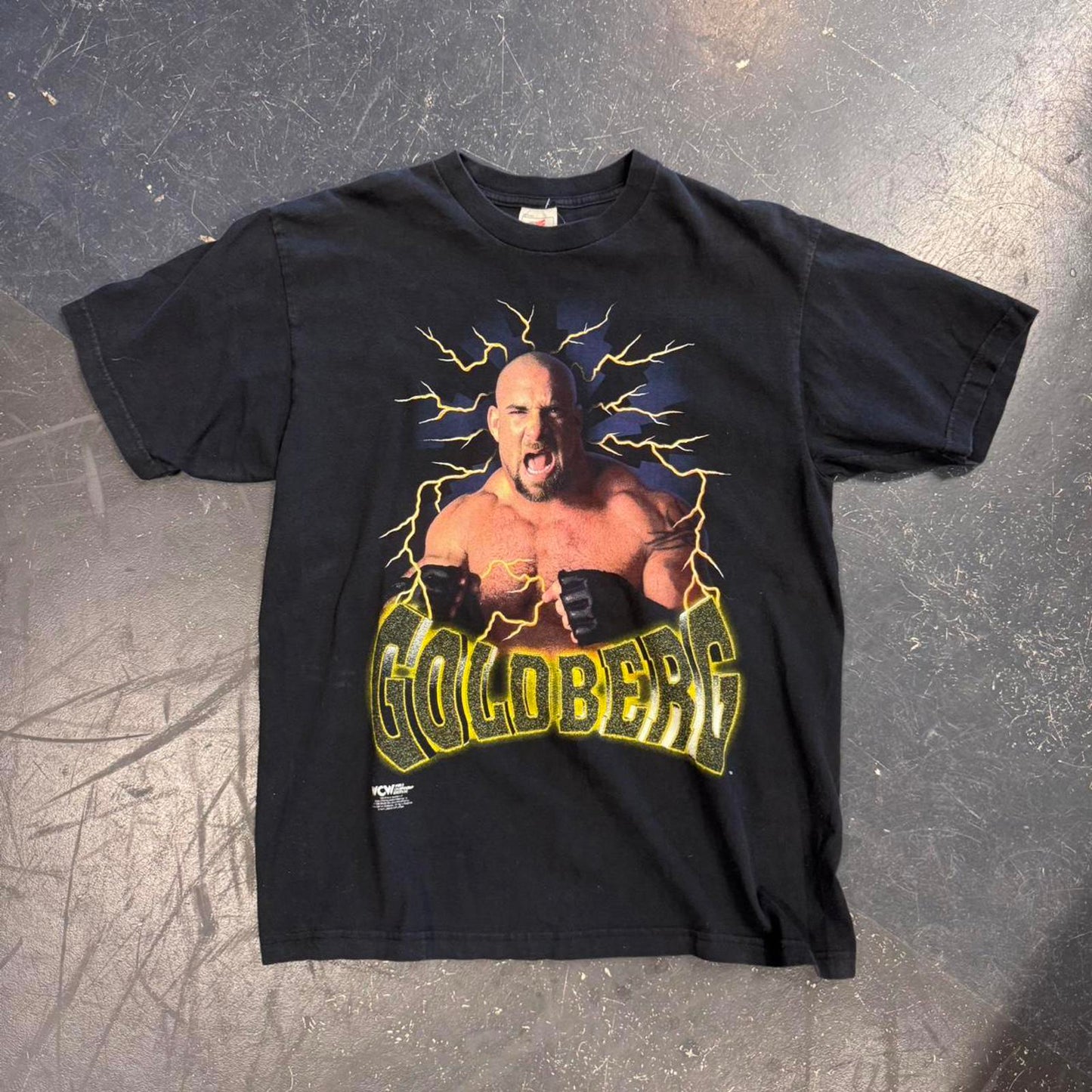 Vintage 1998 Goldberg WCW WWE Tee - L