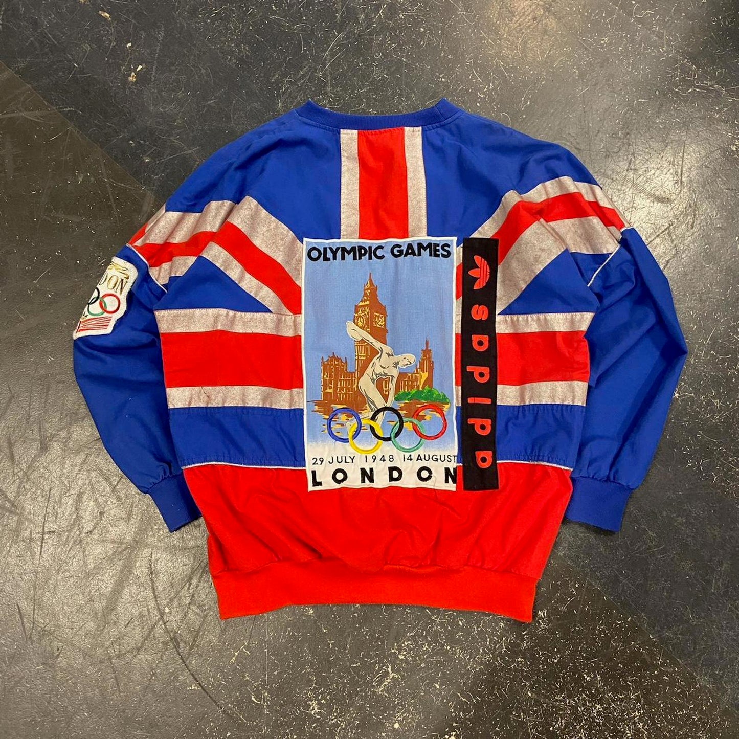 Vintage 80s Adidas Olympic Games Crewneck - XL
