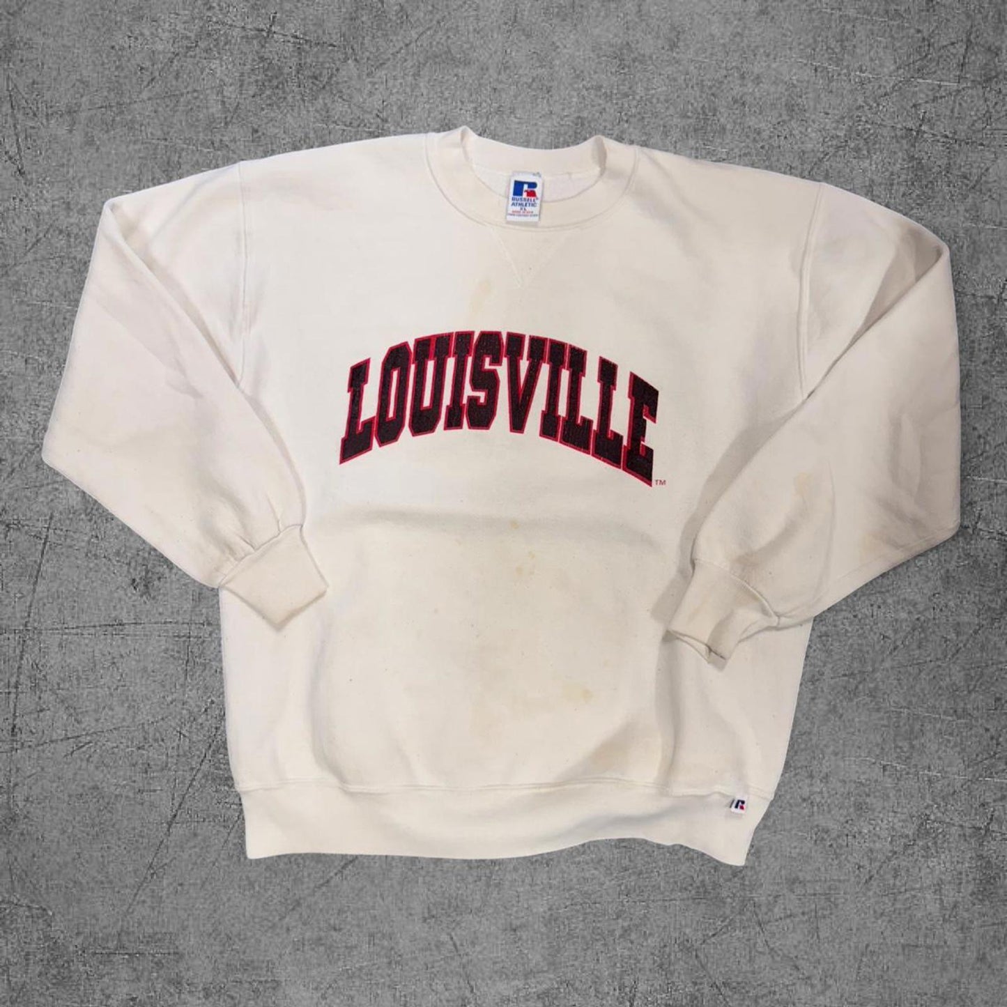 Vintage 90s Russell Athletic Louisville Crewneck - XL