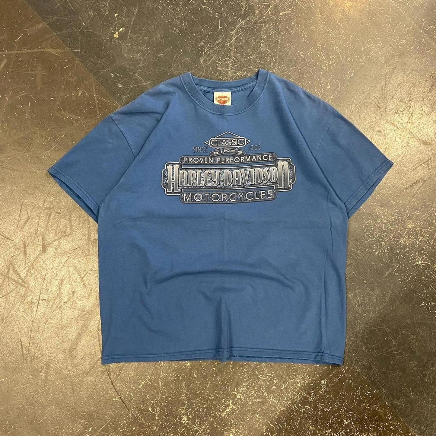 Blue Harley Davidson Idaho Tee - XL