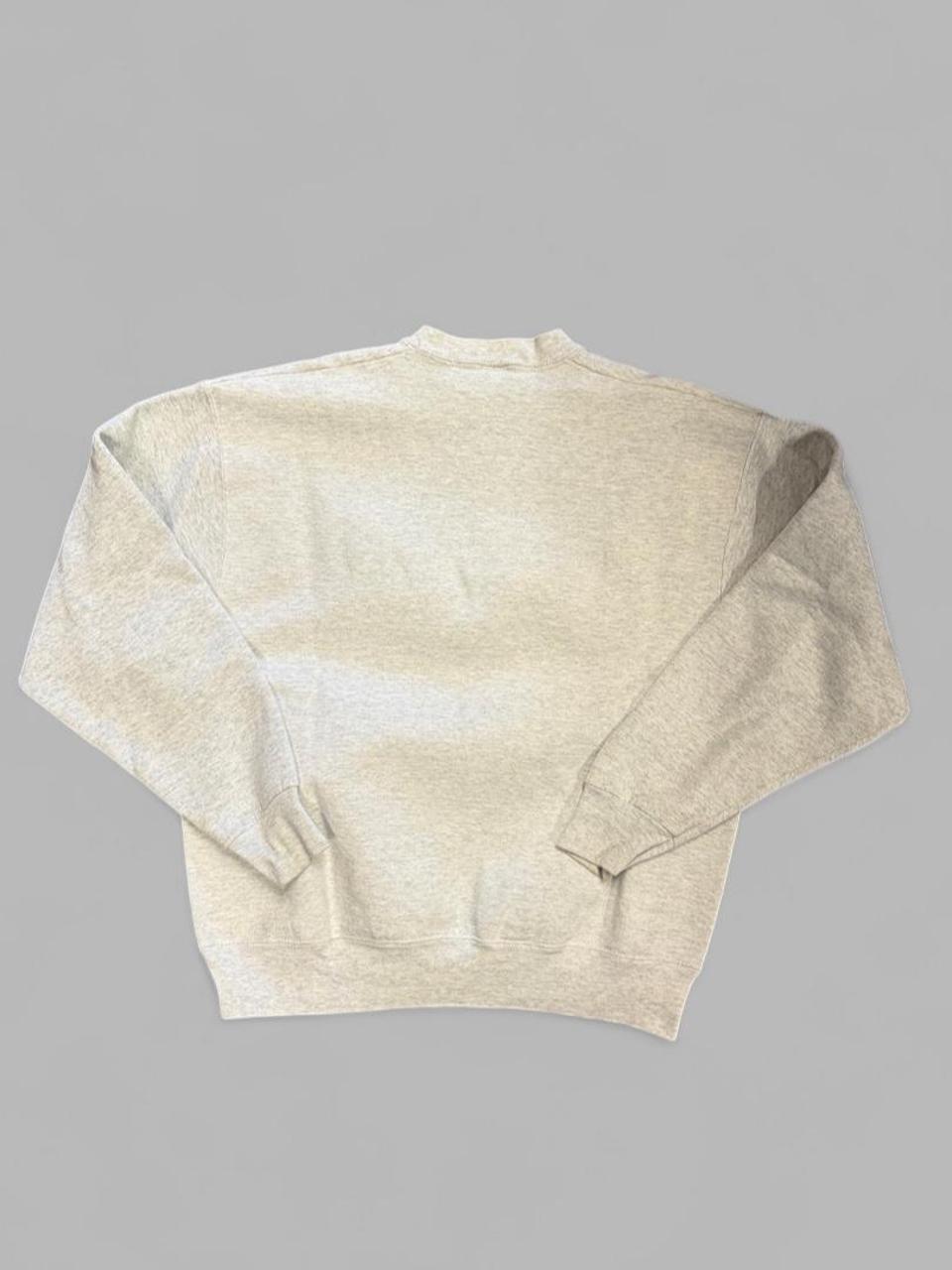 Vintage Heather Grey Champion Blank Crewneck -XL