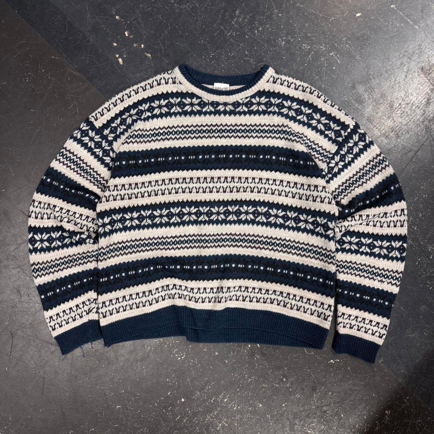 90s Jordache Grandpa Knit - XL