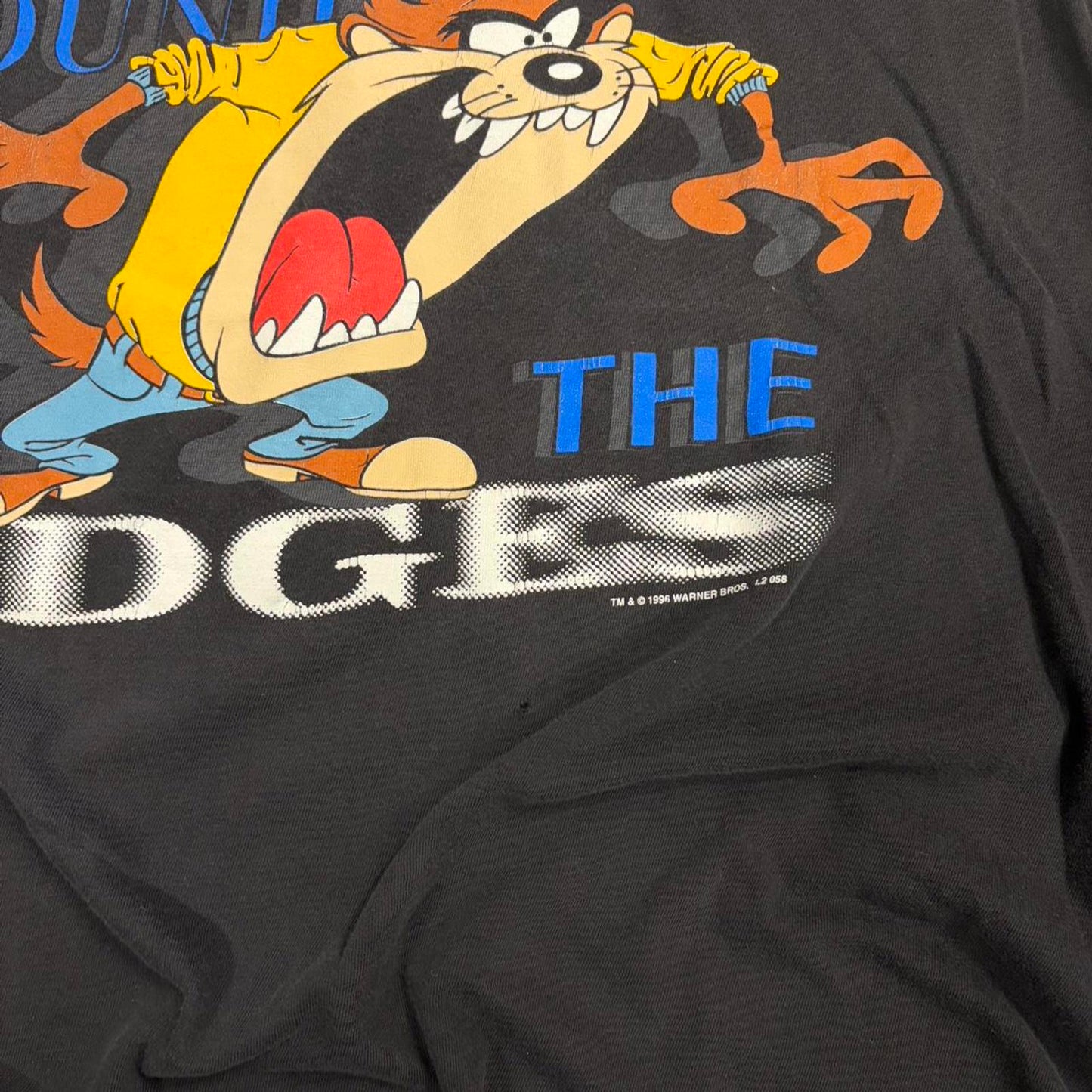1996 Rough Tasmanian Devil Looney Tunes Tee - XL