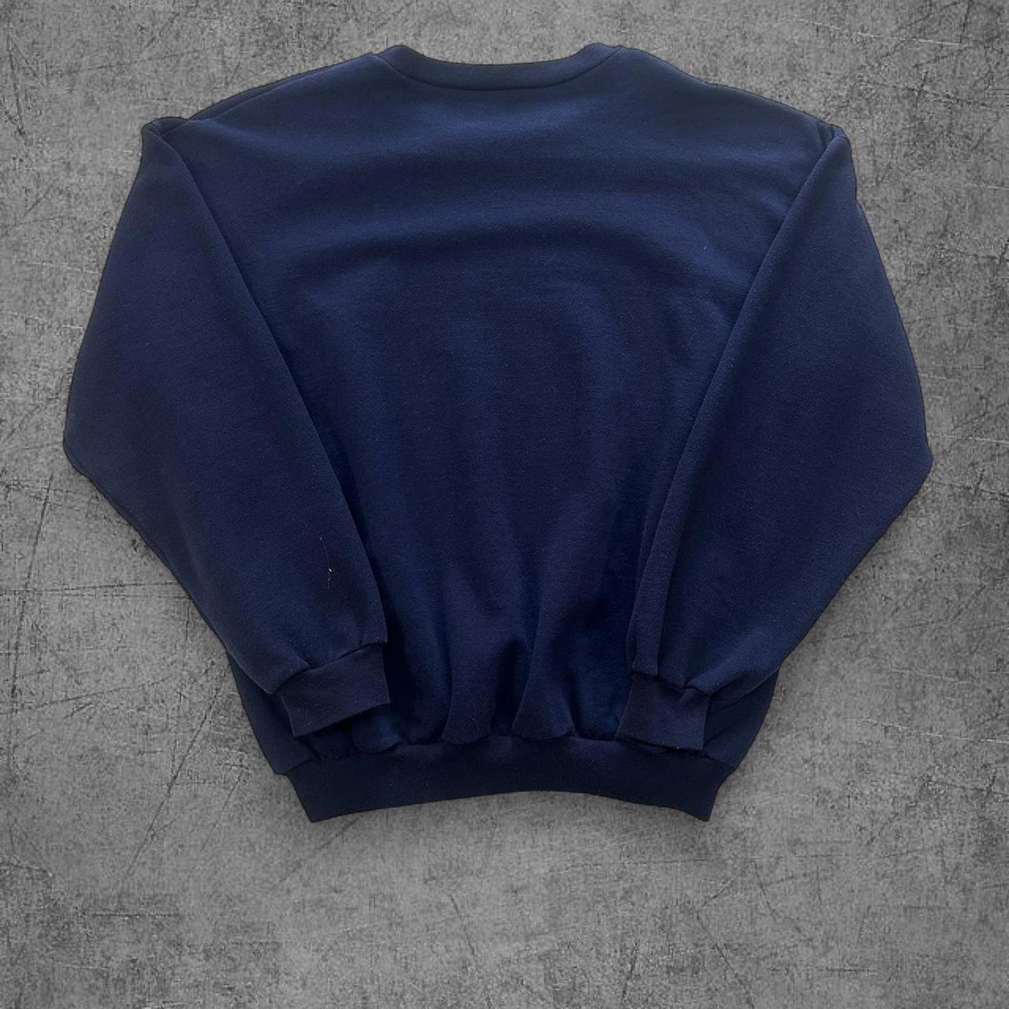 Vintage Boxy Blank Navy Crewneck - L