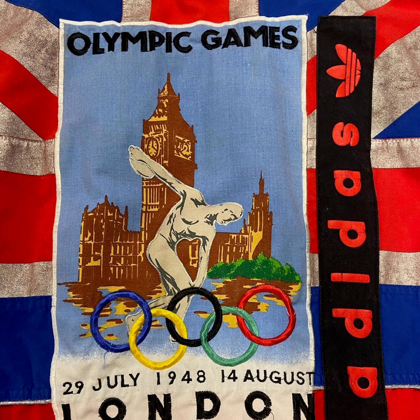 Vintage 80s Adidas Olympic Games Crewneck - XL