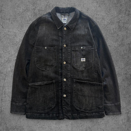 Lee Workwear Black Denim Chore Jacket - M