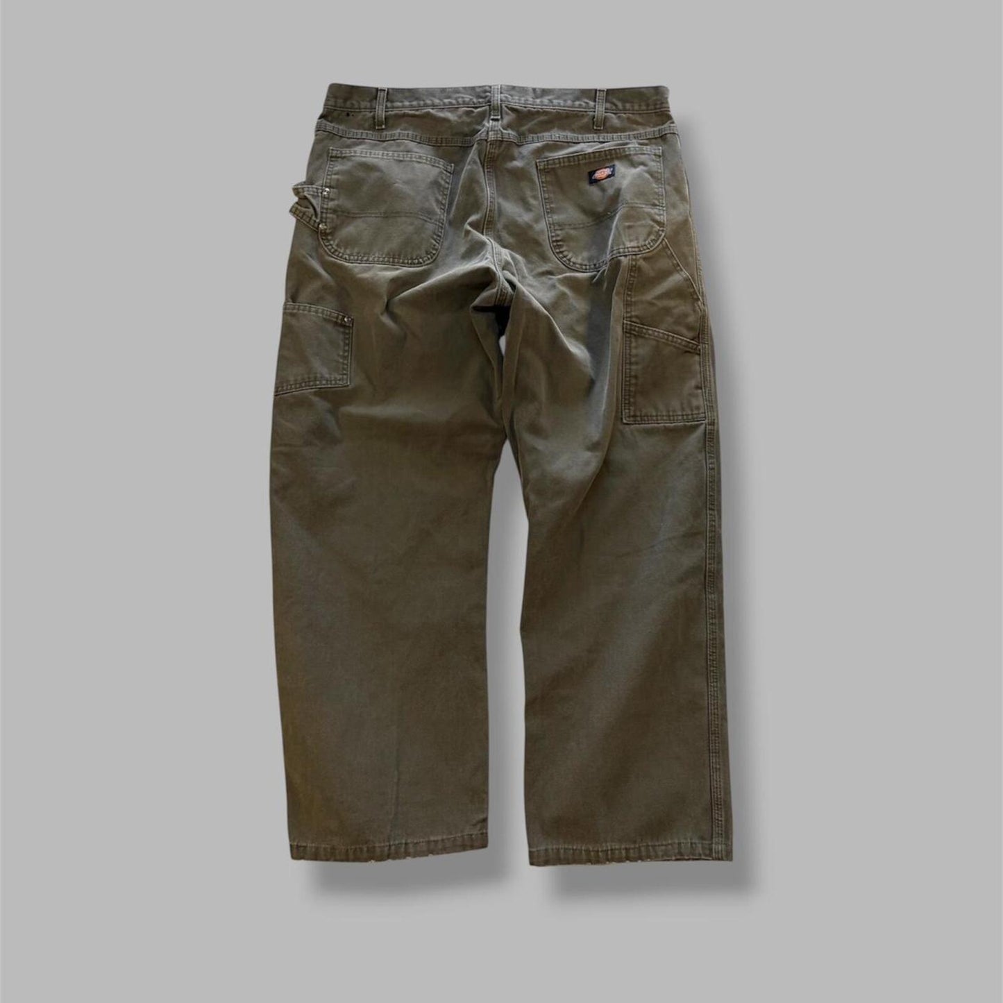 Vintage Faded Olive Dickies Carpenter Pants - 40