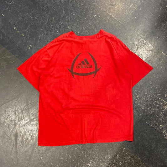 Vintage Red Adidas Tee - XL