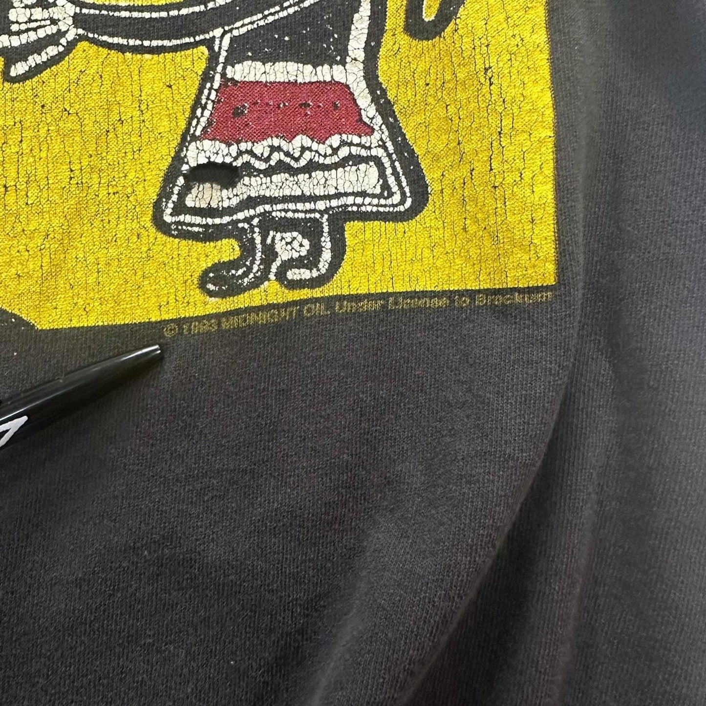 Vintage 1993 Midnight Oil Tour Tee - L