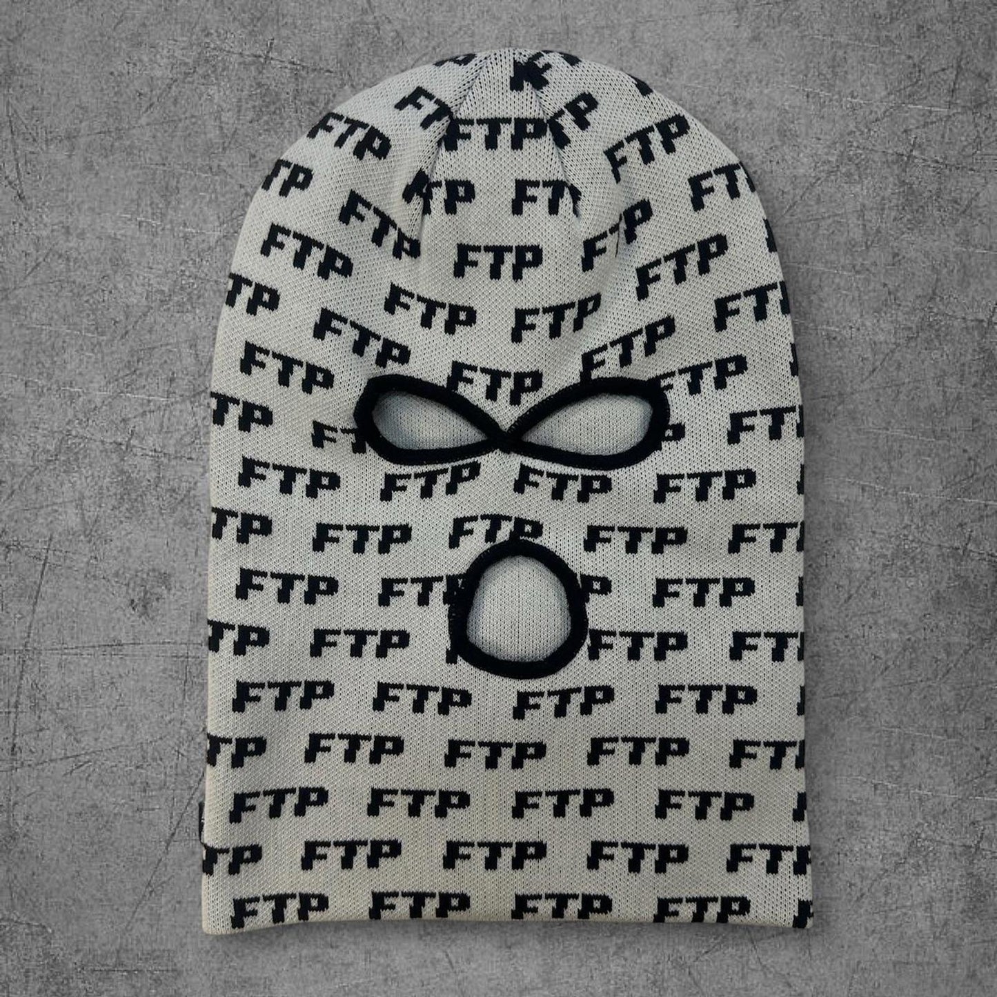 FTP All over Print White Ski Mask