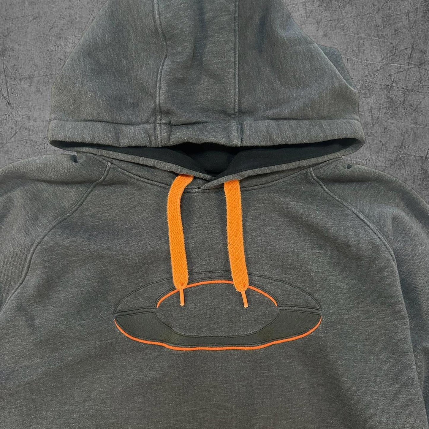 Y2K Oakley Centre Logo Hoodie - XL