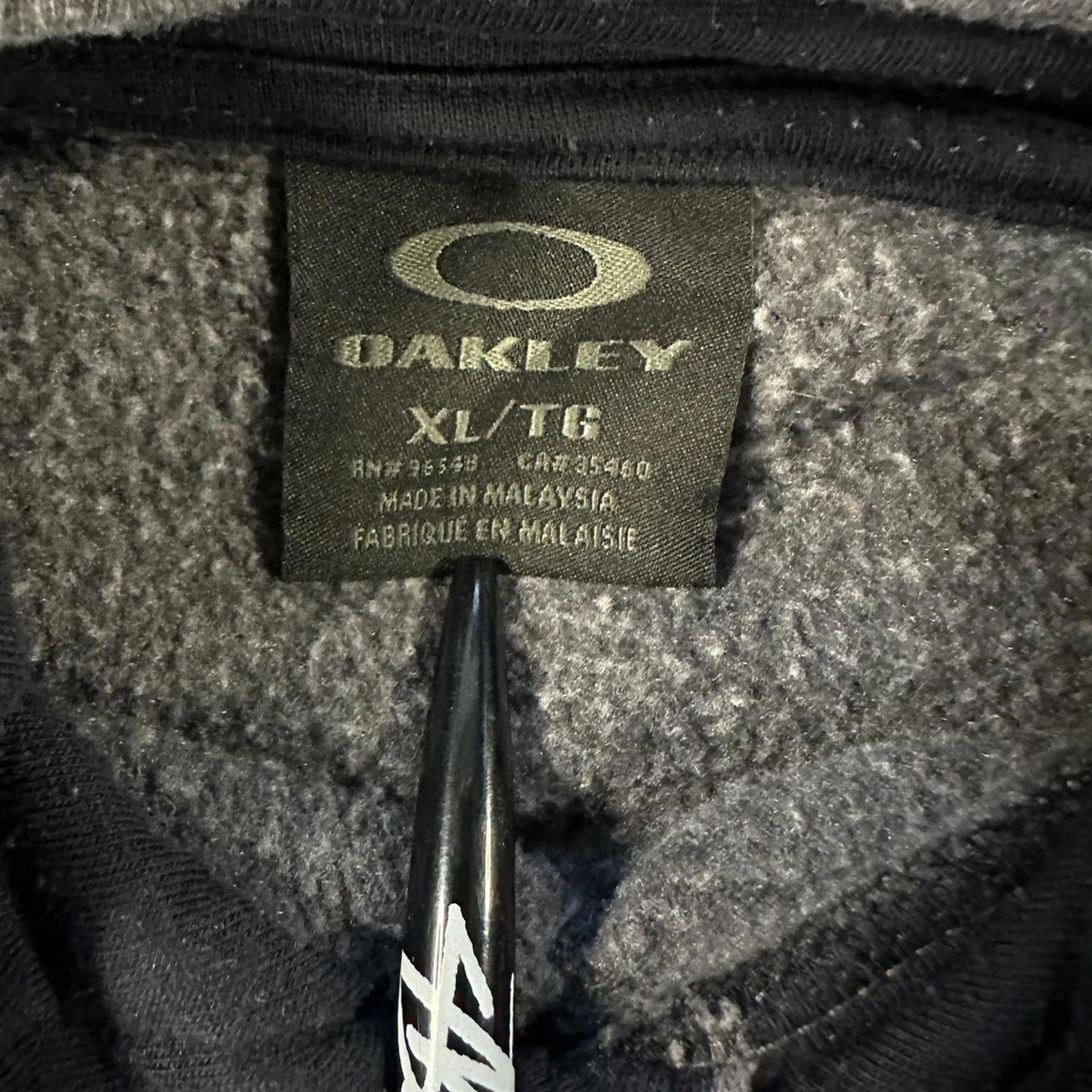 Y2K Oakley Centre Logo Hoodie - XL
