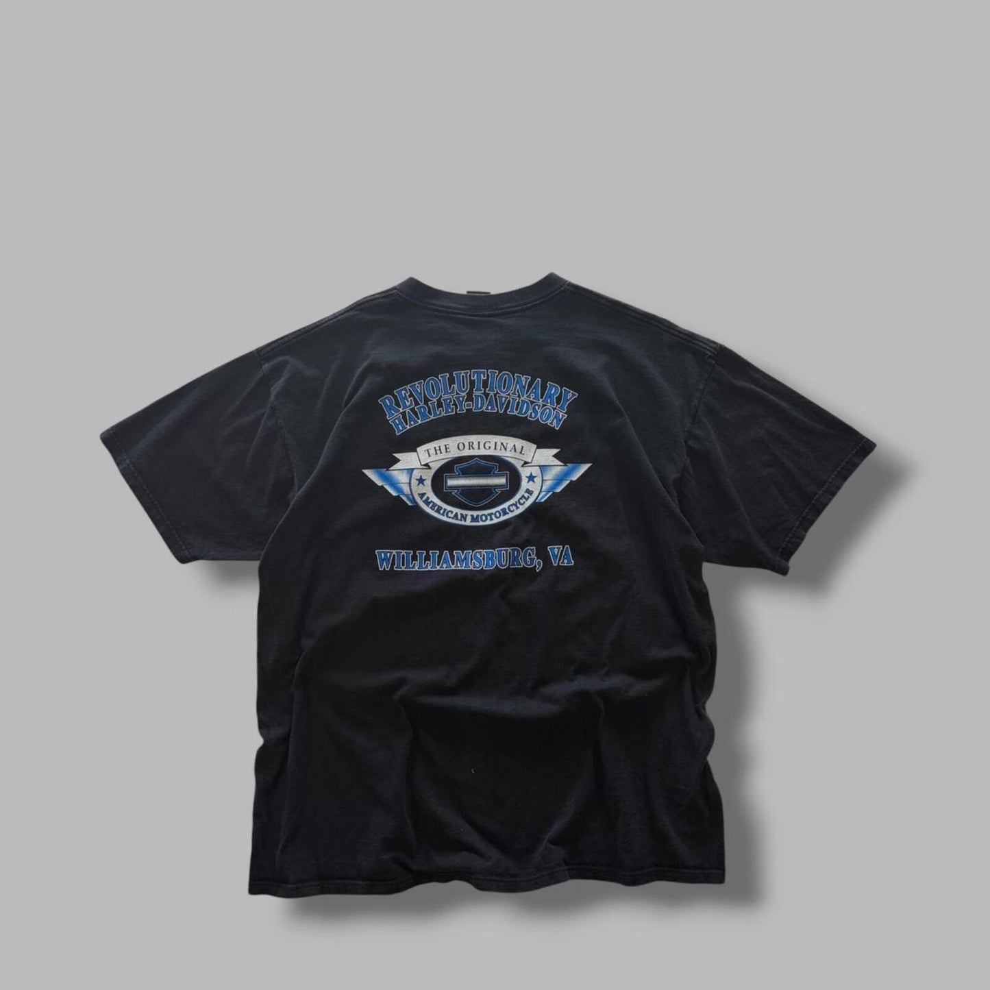 90s Harley-Davidson Williamsburg eagles tee - XL