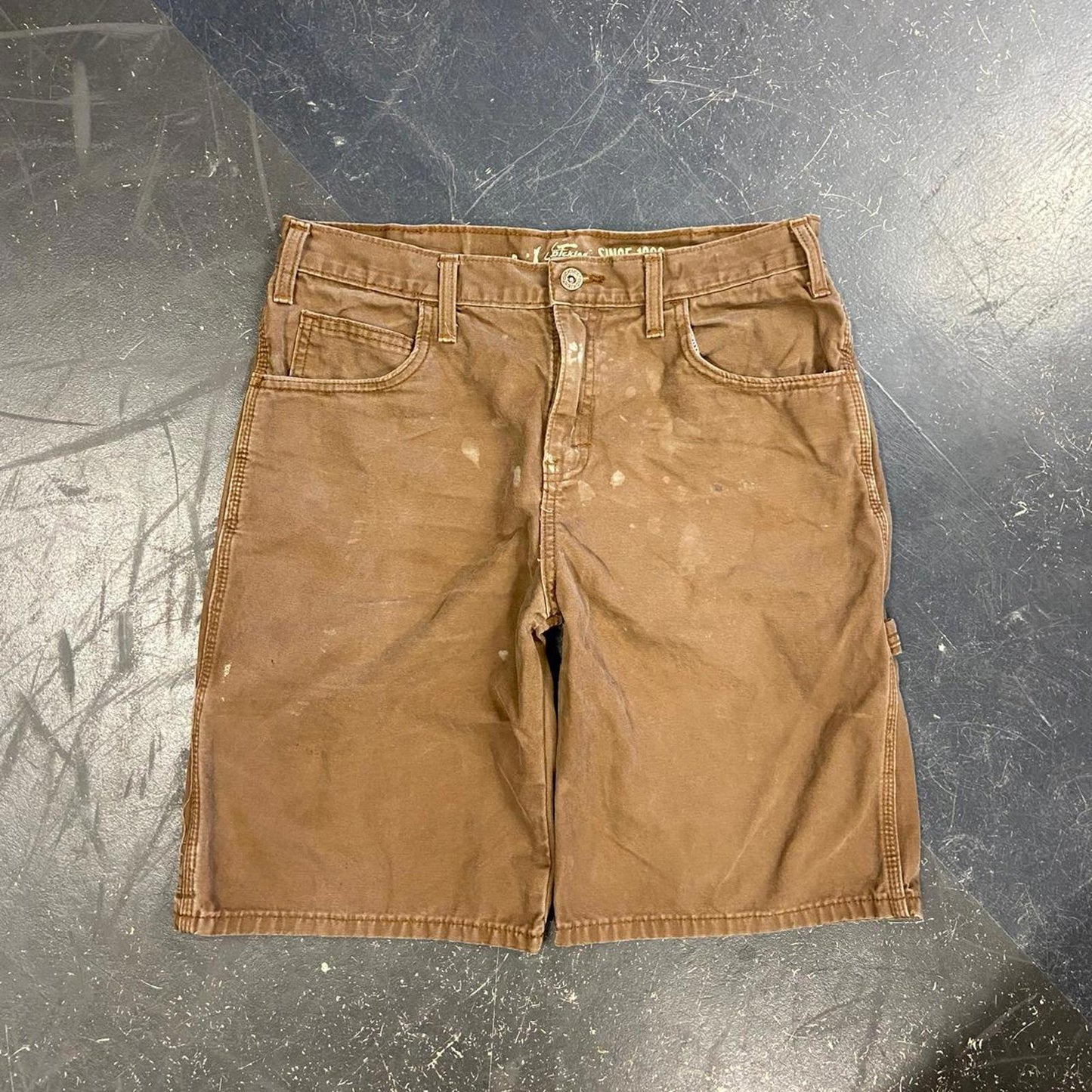 Brown Dickies Carpenter Shorts - 32