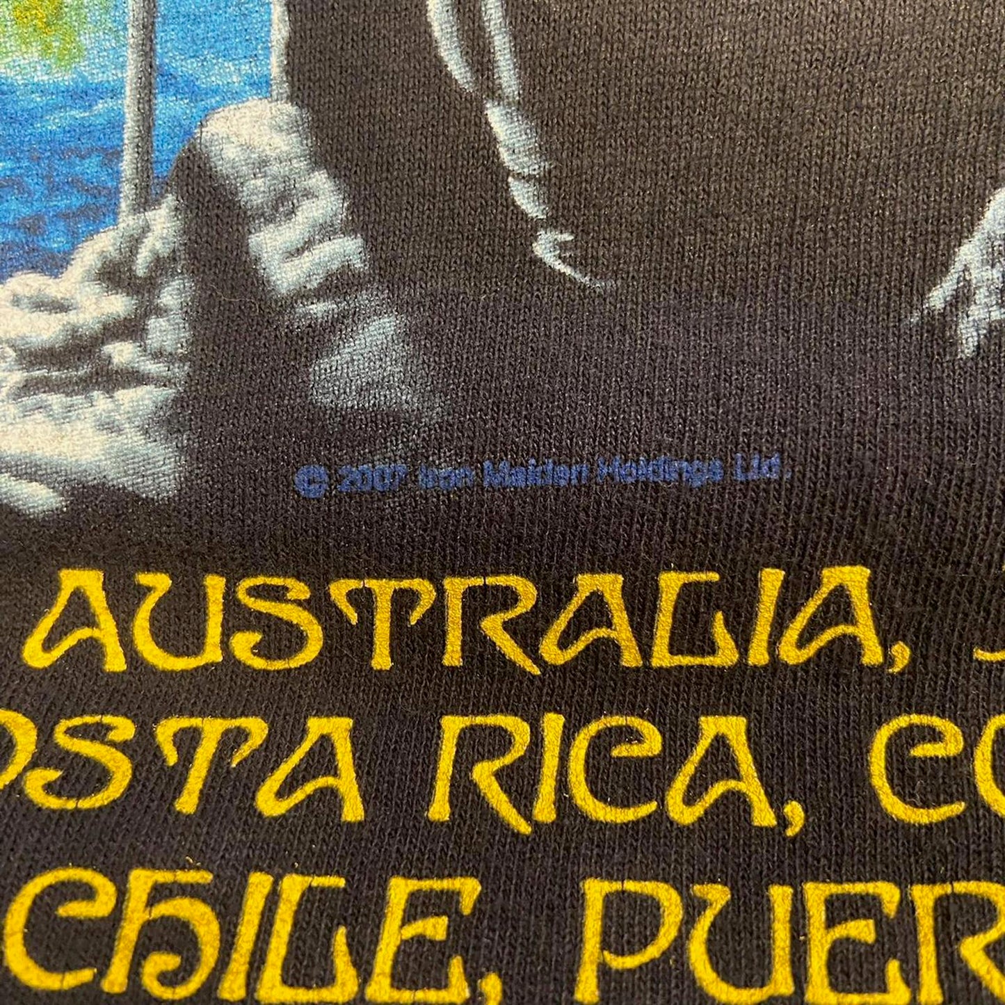 2008 Iron Maiden Somewhere Back in Time Tour Tee - M