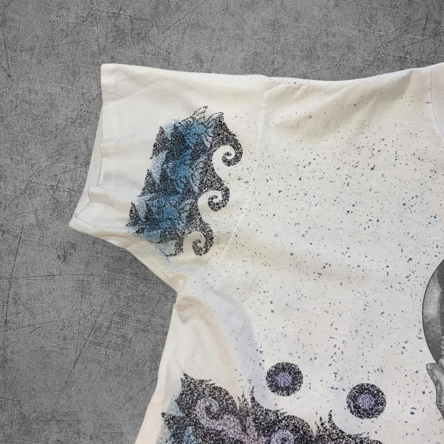 Vintage 1990s MC Escher All Over Print Art Tee - XL