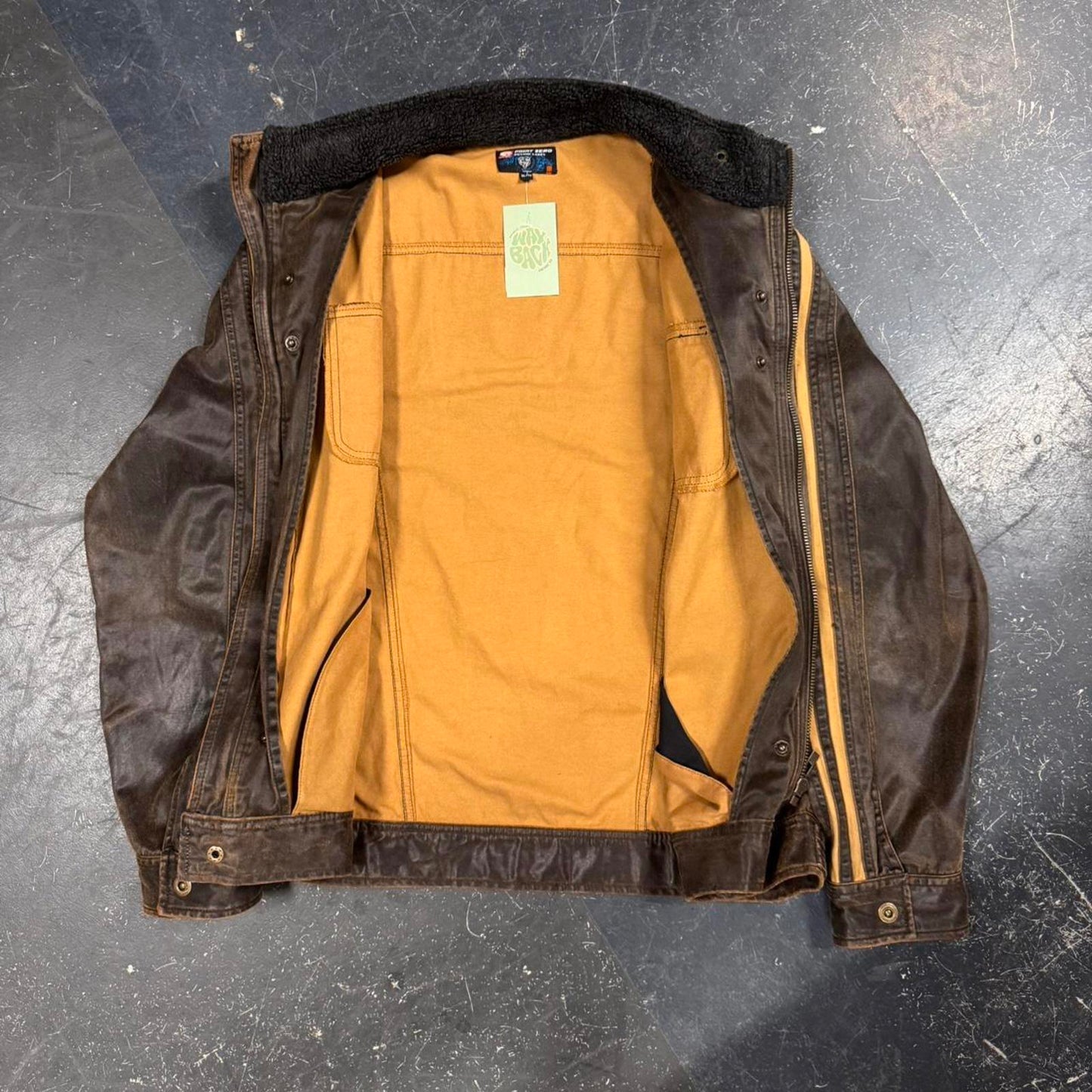 Y2K Point Zero Brown Jacket - XL