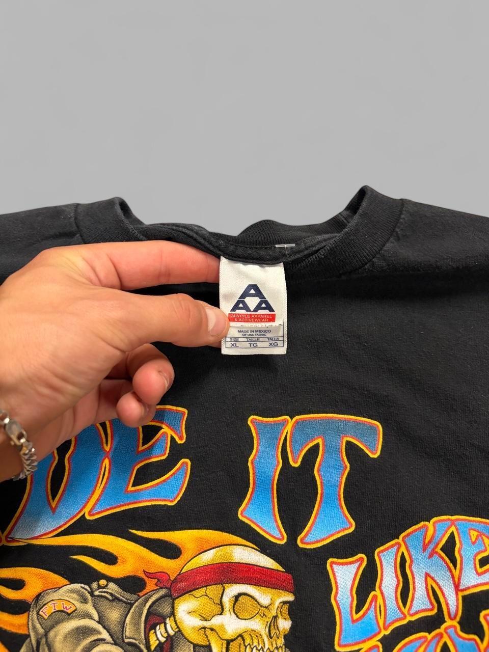 Vintage Flames Biker Long Sleeve - XL