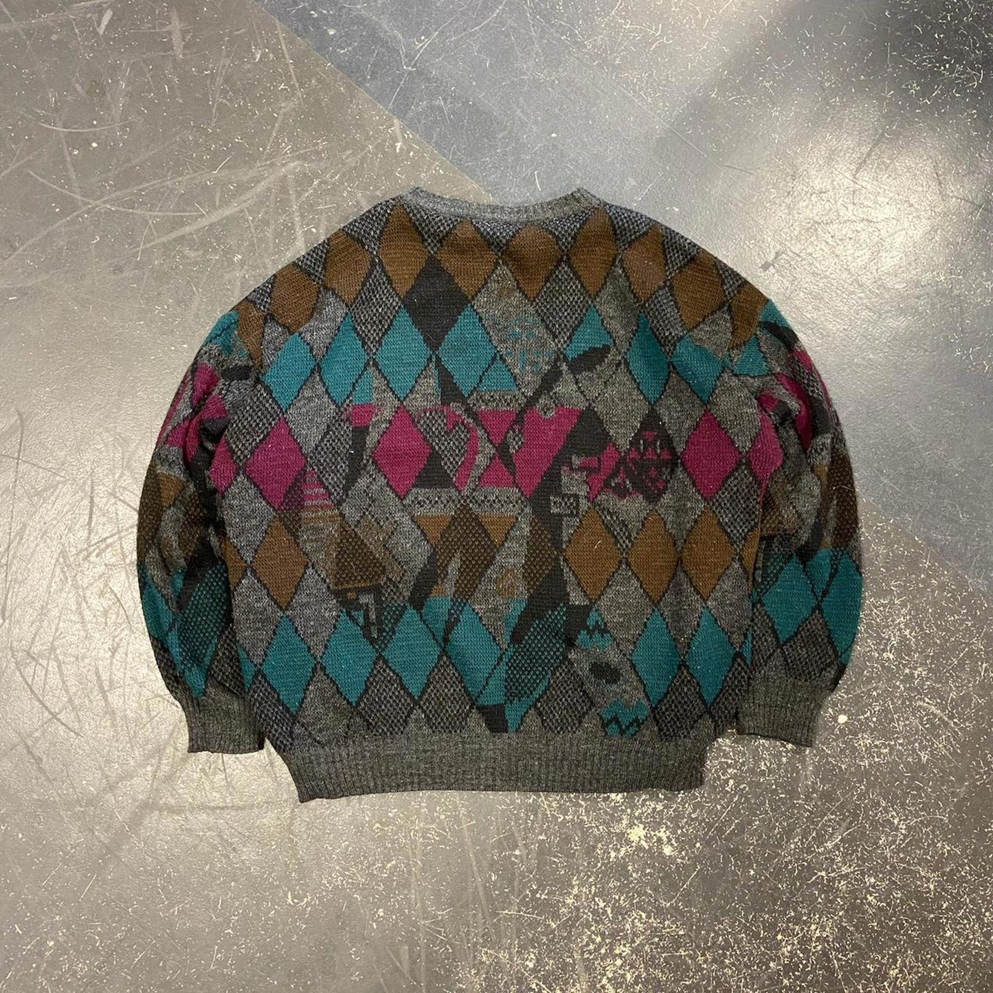 Vintage 90s Progetto Grandpa Knit - XL