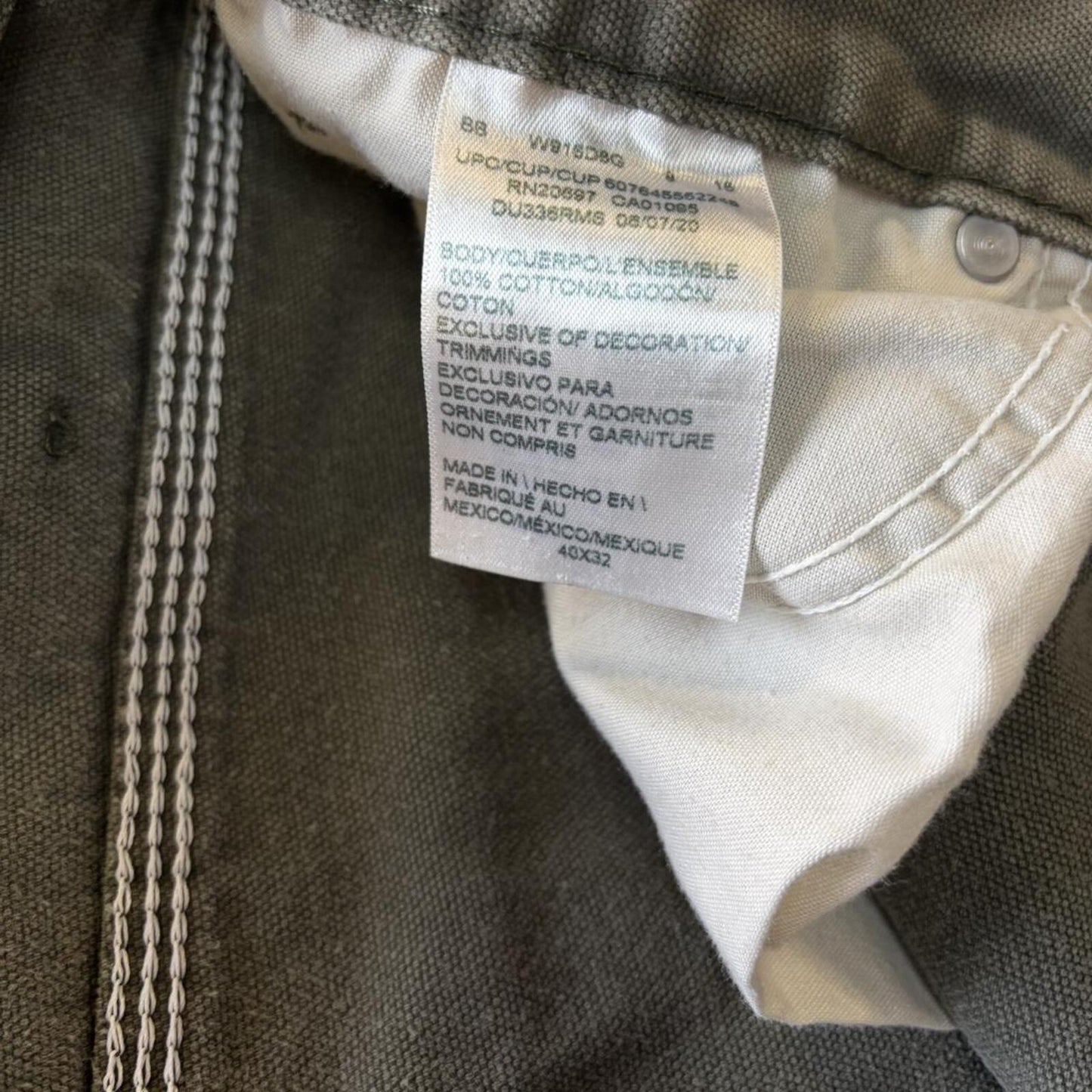 Vintage Faded Olive Dickies Carpenter Pants - 40