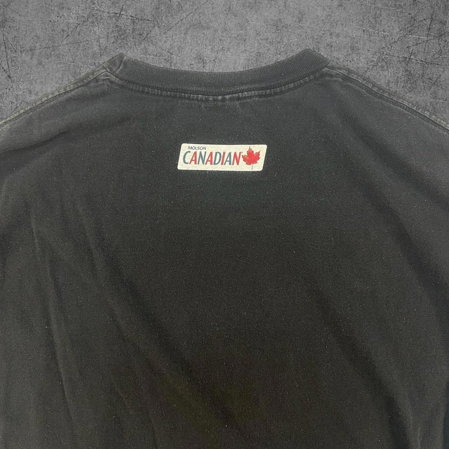 Vintage Molson Canada Beer Humour Tee - XL