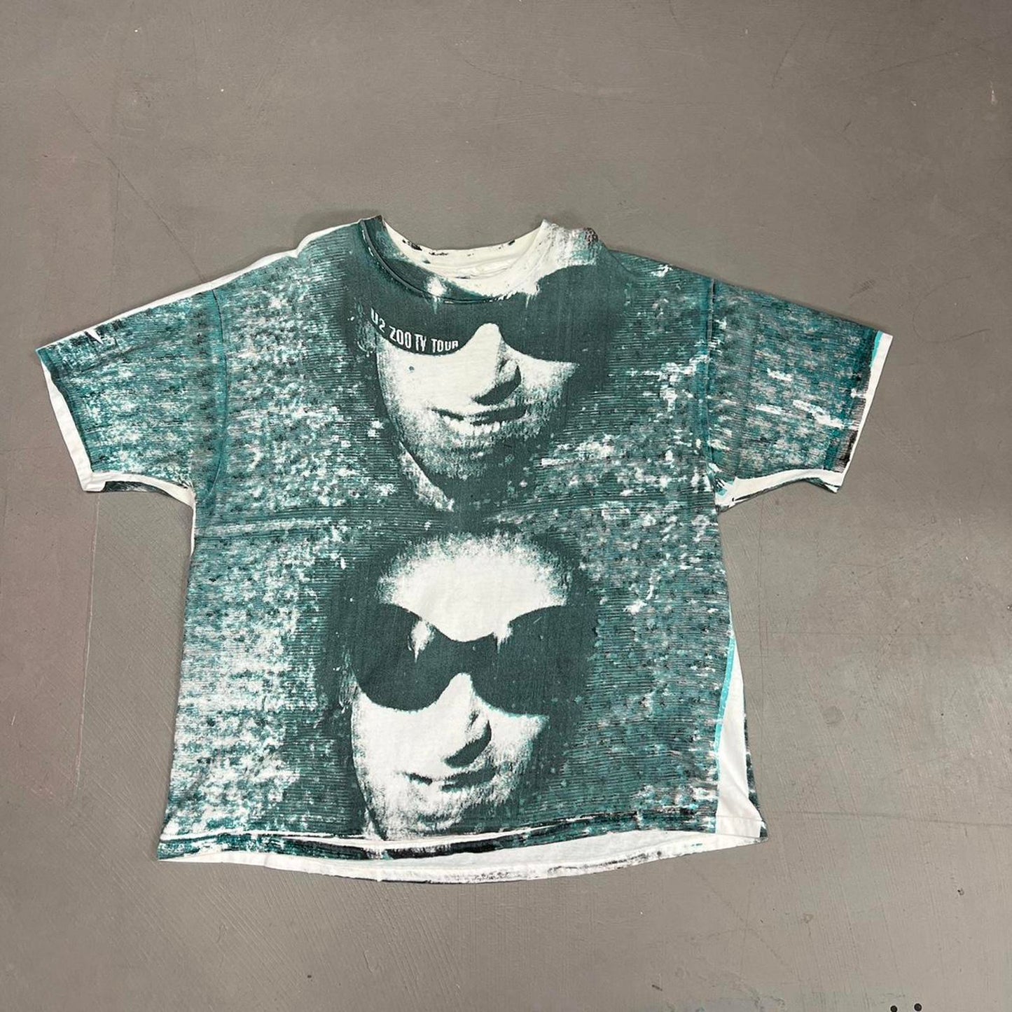 Vintage 90s Mosquito Head AOP U2 Zoo TV Tour Tee