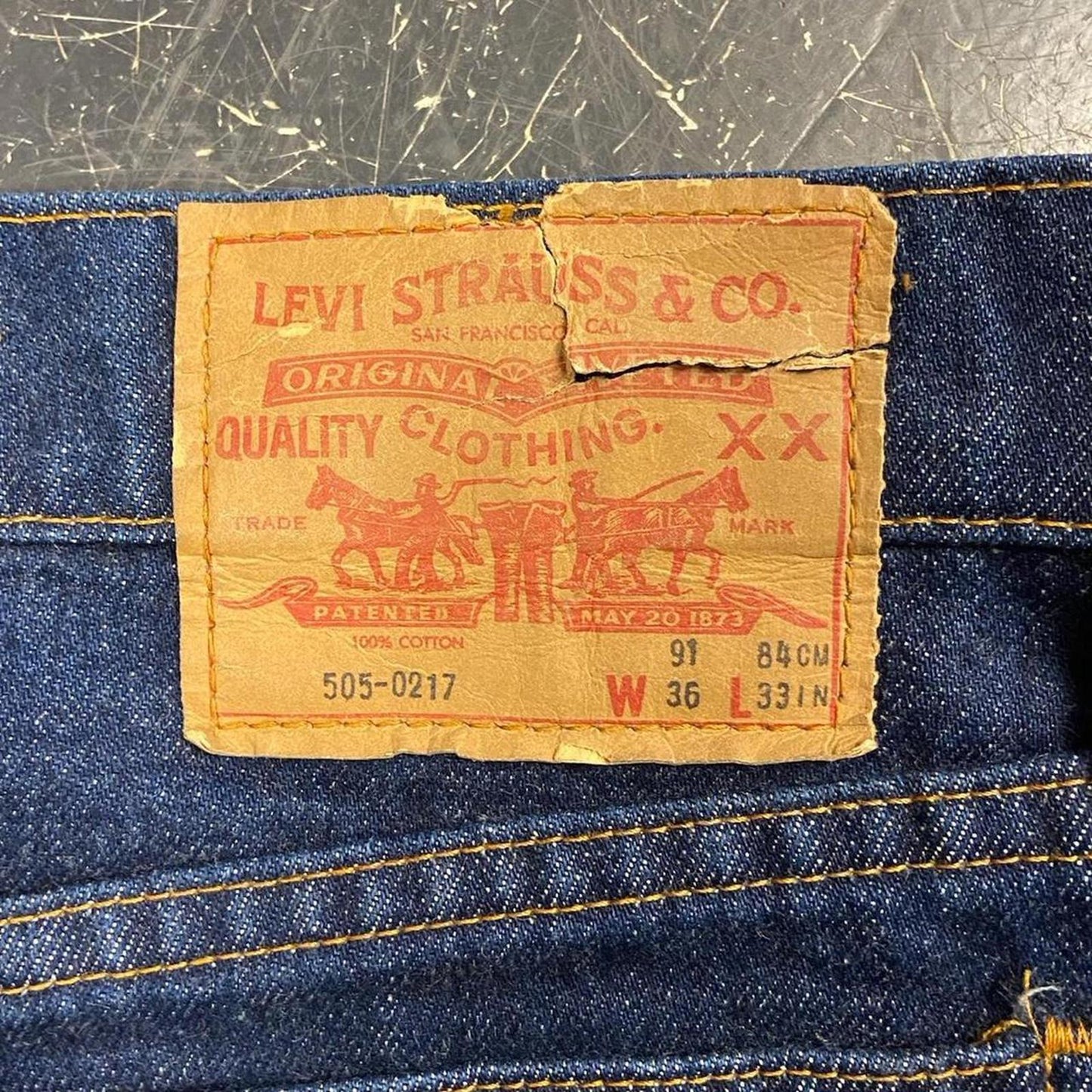 Vintage 1970s Levi 505 Jeans - 36