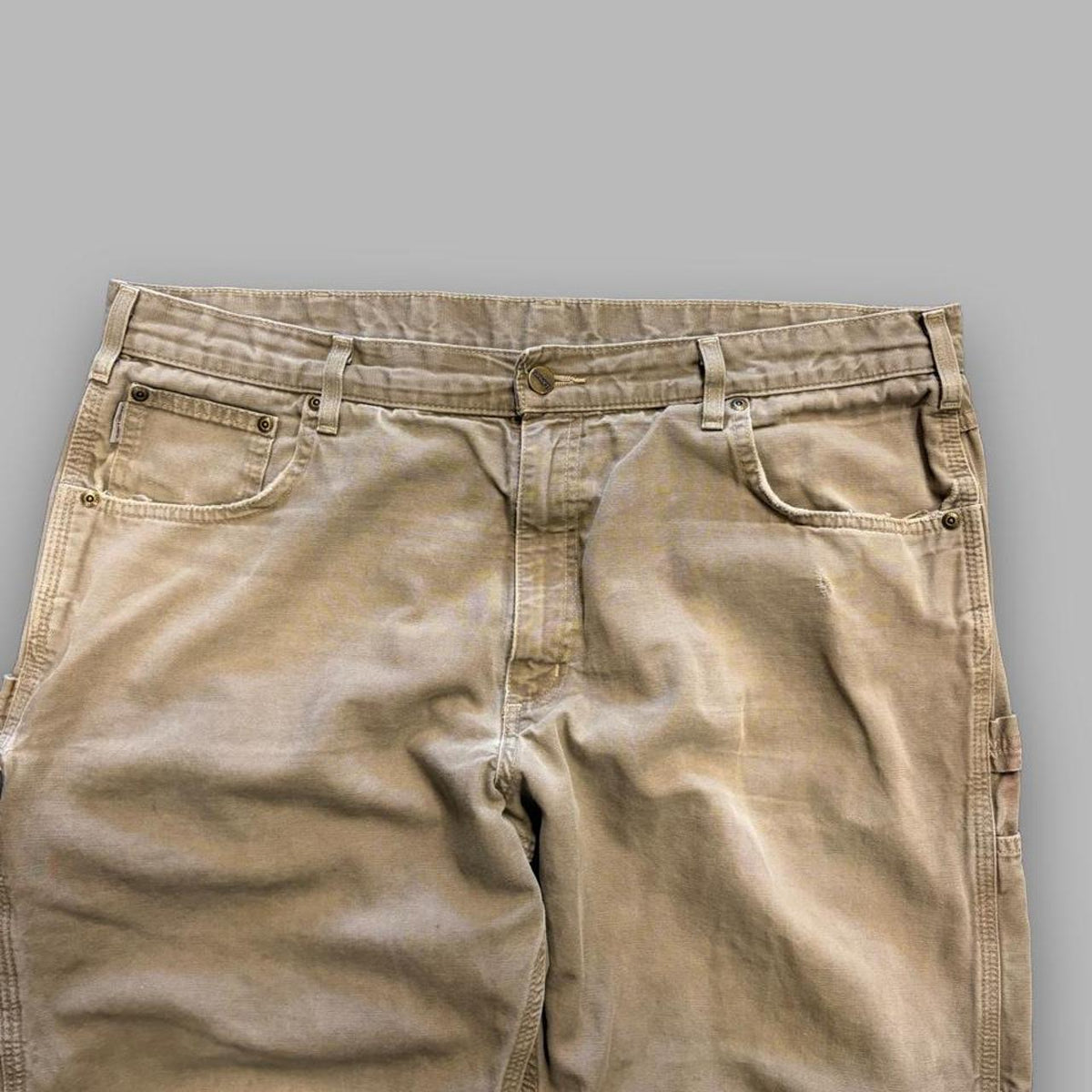Khaki Loose Fit Carhartt Carpenter Pants - 40