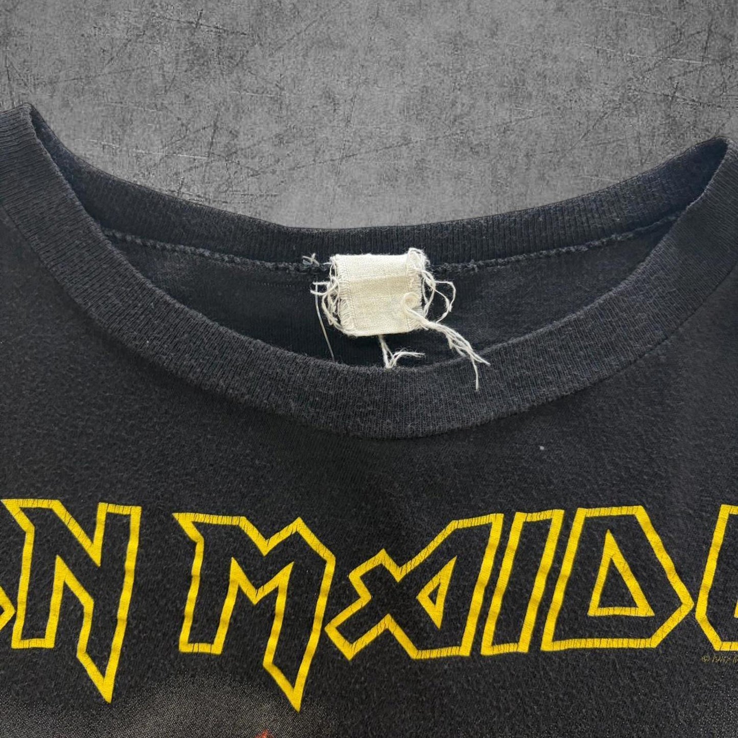 Vintage 1987 Iron Maiden Aviation Tee - M