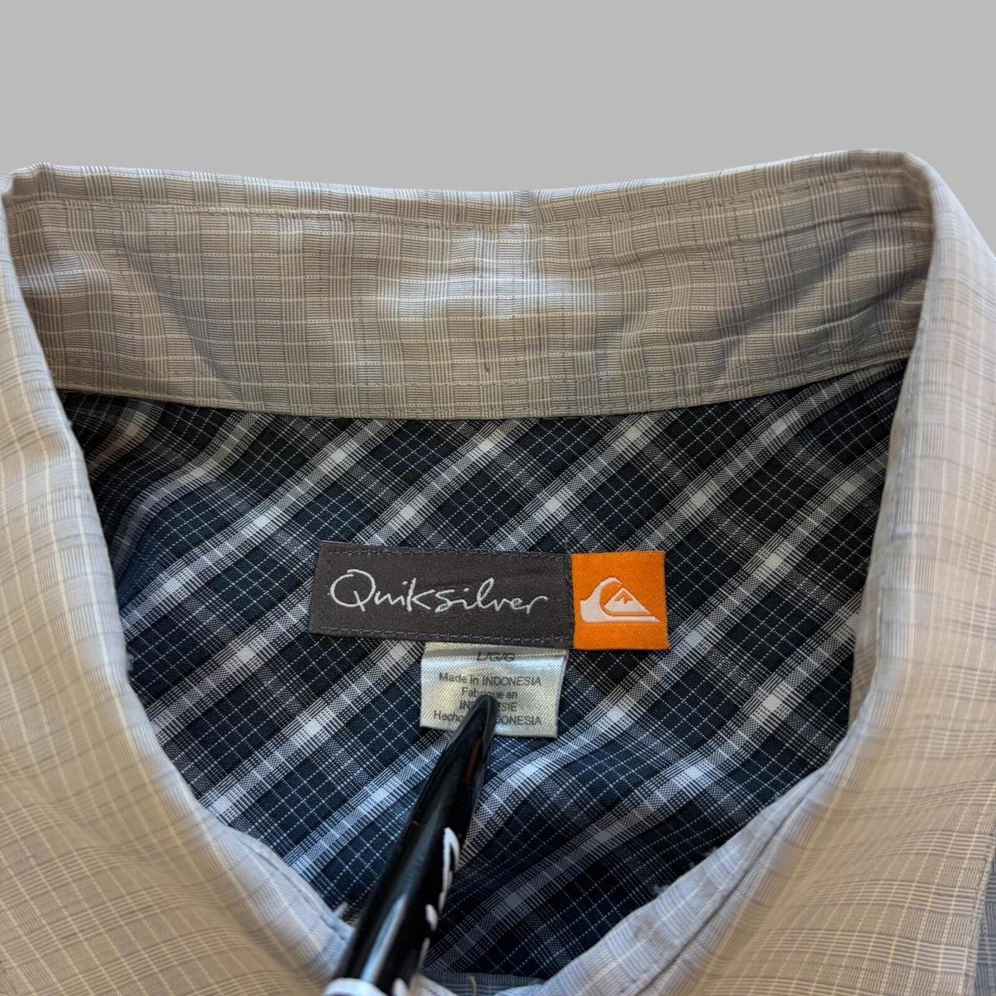 Y2K Quicksilver button up - L